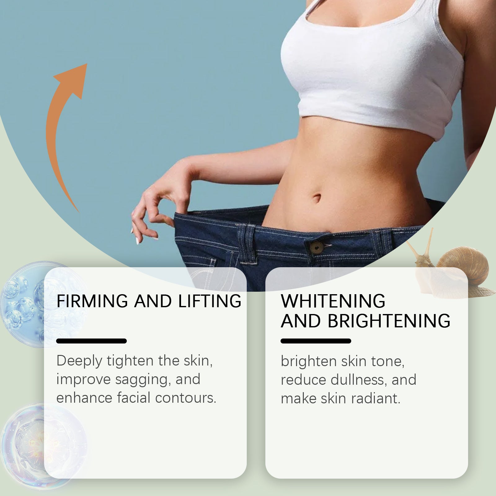West&Month Snail Peptide Hyaluronic Acid Firming Serum Moisturizes And Tights Skin, Firming And Smoothing Skin Lines 5 0a978585-e998-42c1-a02f-ca12faa3c02d null