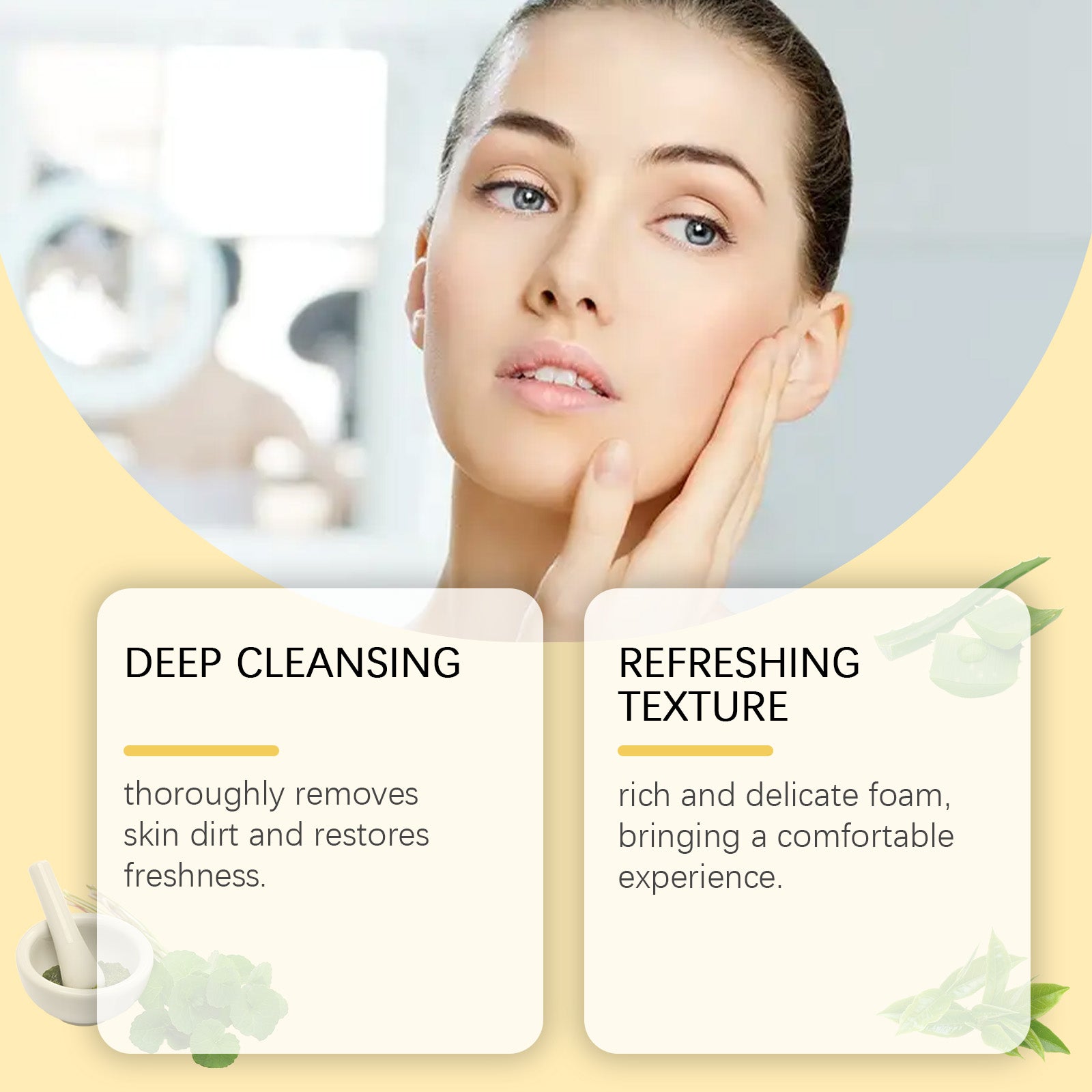 OUHOE Salicylic Acid Cleanser, Moisturizing Gentle Moisturizing Oil Control Cleanser Thick Foam Moisturizing And Not Tight 5 0d7f2f66-9e17-46d1-b3fd-cd4b0c7d5eba null
