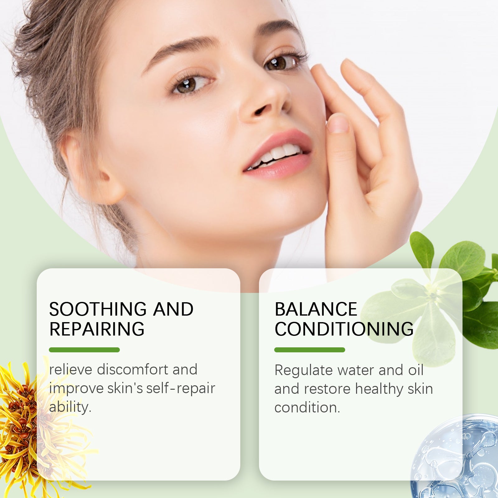 OUHOE Purslane Soothing Repair Serum, Redness Soothing Facial Hydrating Moisturizing Serum 5 117bfb47-7600-4086-a5ff-3c140f1be7c5 null