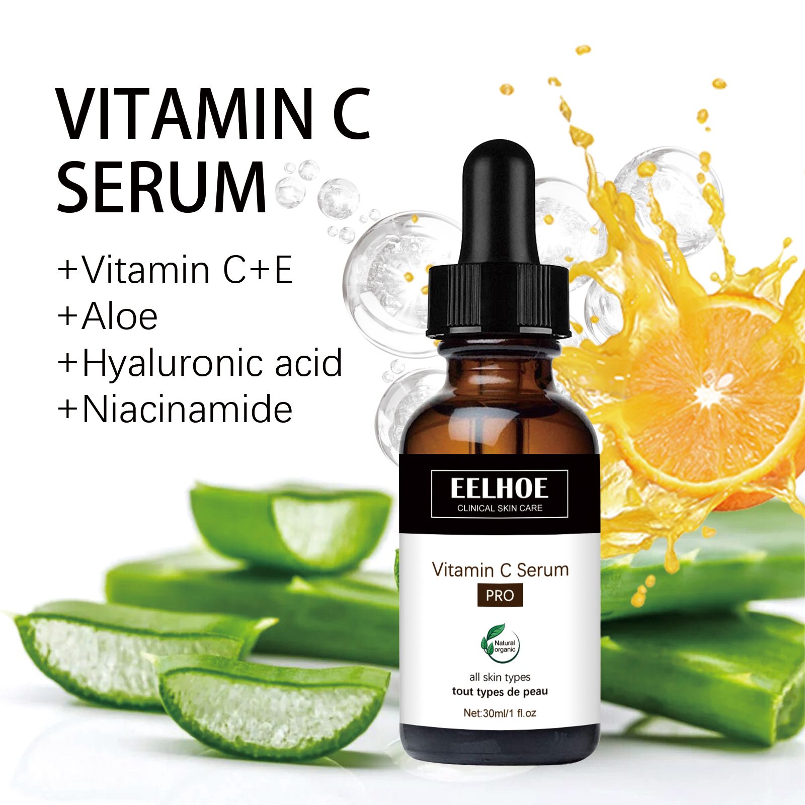 EELHOE Vitamin C Serum For Reducing The Appearance Of Fine Lines, Firming, And Moisturizing The Skin For A More Youthful Complexion 5 1927281068738875392 null