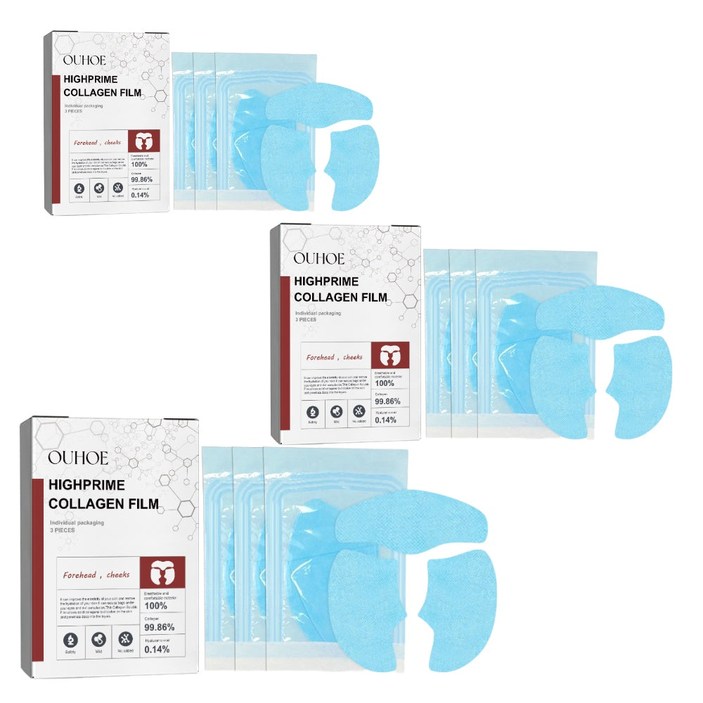 OUHOE Collagen Mask Fades Wrinkles, Dark Circles, Tightens Skin, Plumps, Moisturizes, Rejuvenates 3pcs 5 1a7f80c8-41f9-49aa-8476-43a8a7ebf7f9 null