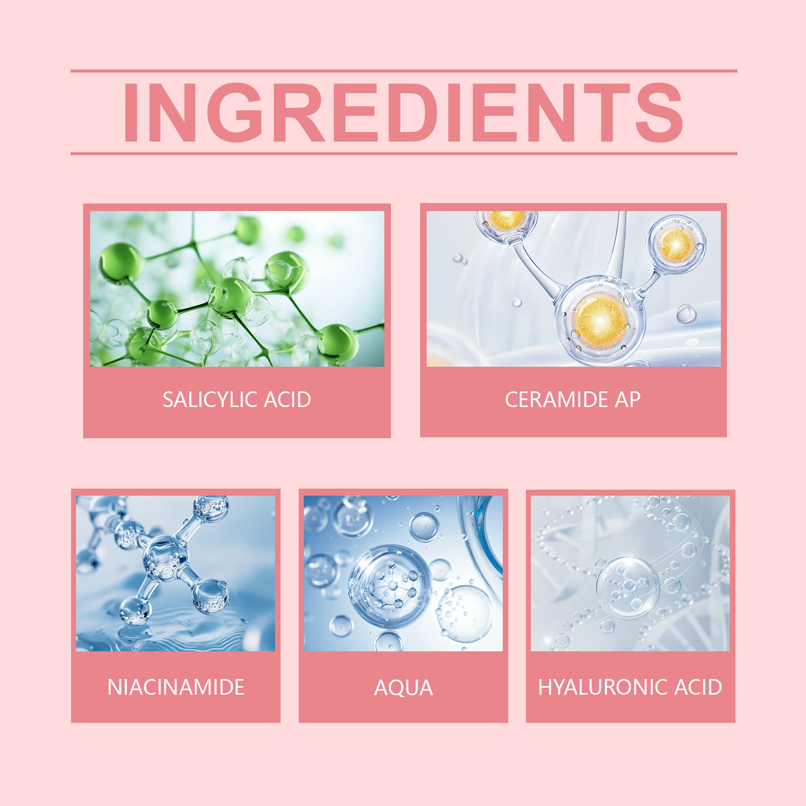 OUHOE Salicylic Acid Foam Cleanser Gentle Moisturizing Oil Control Facial Skin Cleansing Delicate Pore Cleanser 5 1b89e5c6-1261-4b04-bdf2-6fb28c2f7e49 null