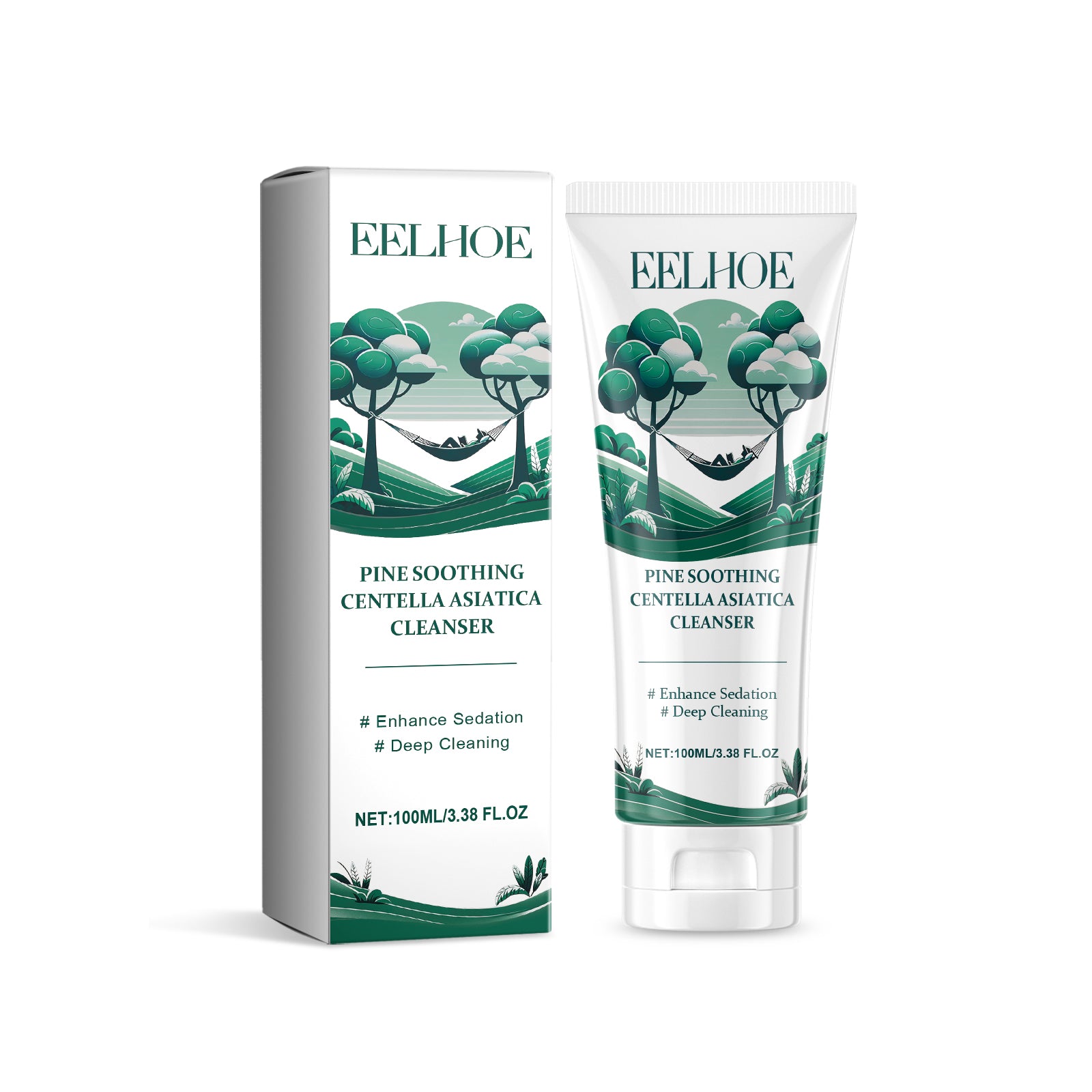 EELHOE Pine Soothing Centella Asiatica Cleanser, Deep Clear Pores Soft Moisturizing Skin Moisturizing Non-Tight Cleanser 5 2278af28-e3a2-401d-9bfe-ede2ad32f2ba null