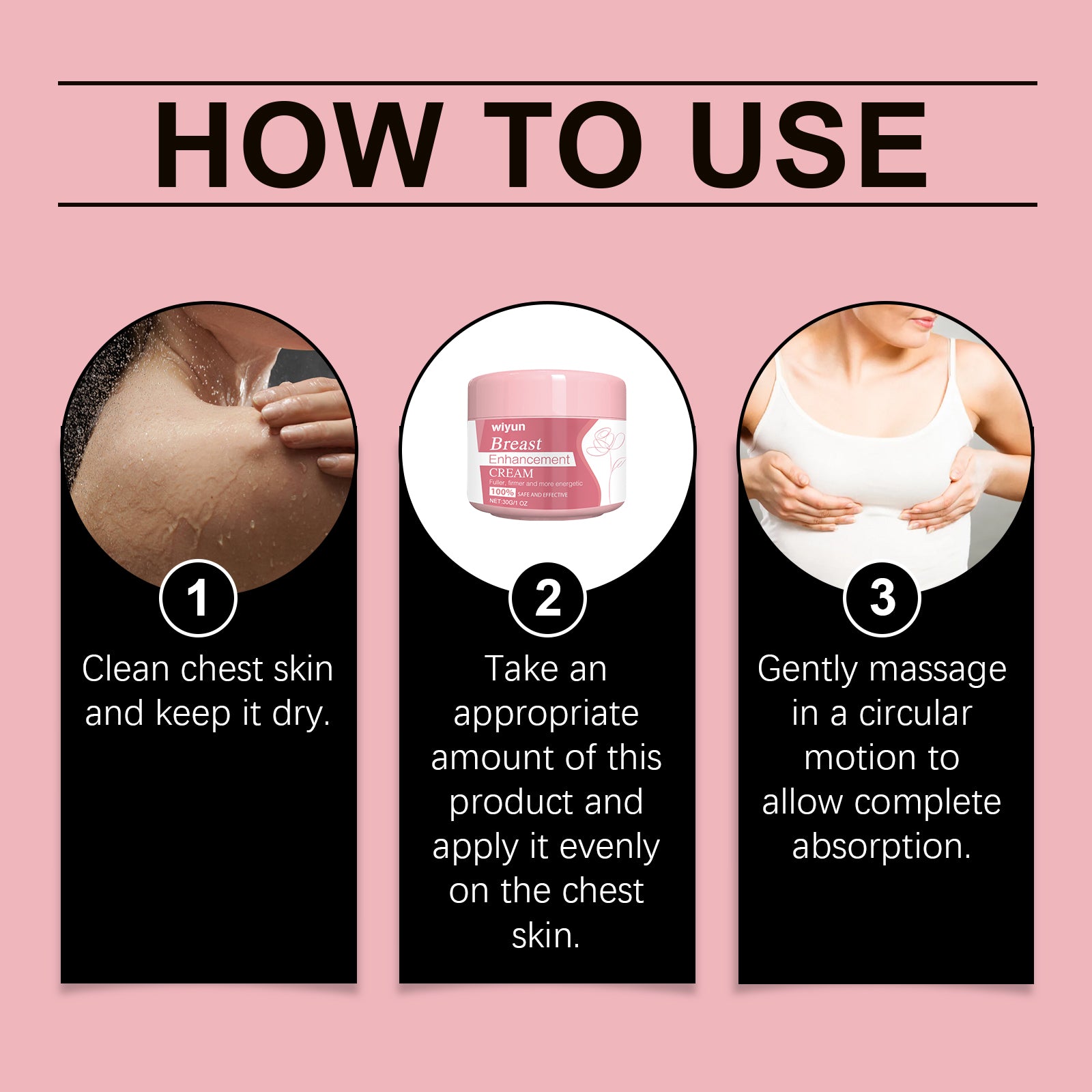 Wiyun Breast Moisturizer Breast Moisturizer Breast Skin Massage Elastic Body Nourishing Care Cream 5 250f7541-3ff3-4592-ba71-11fc95341c6e null