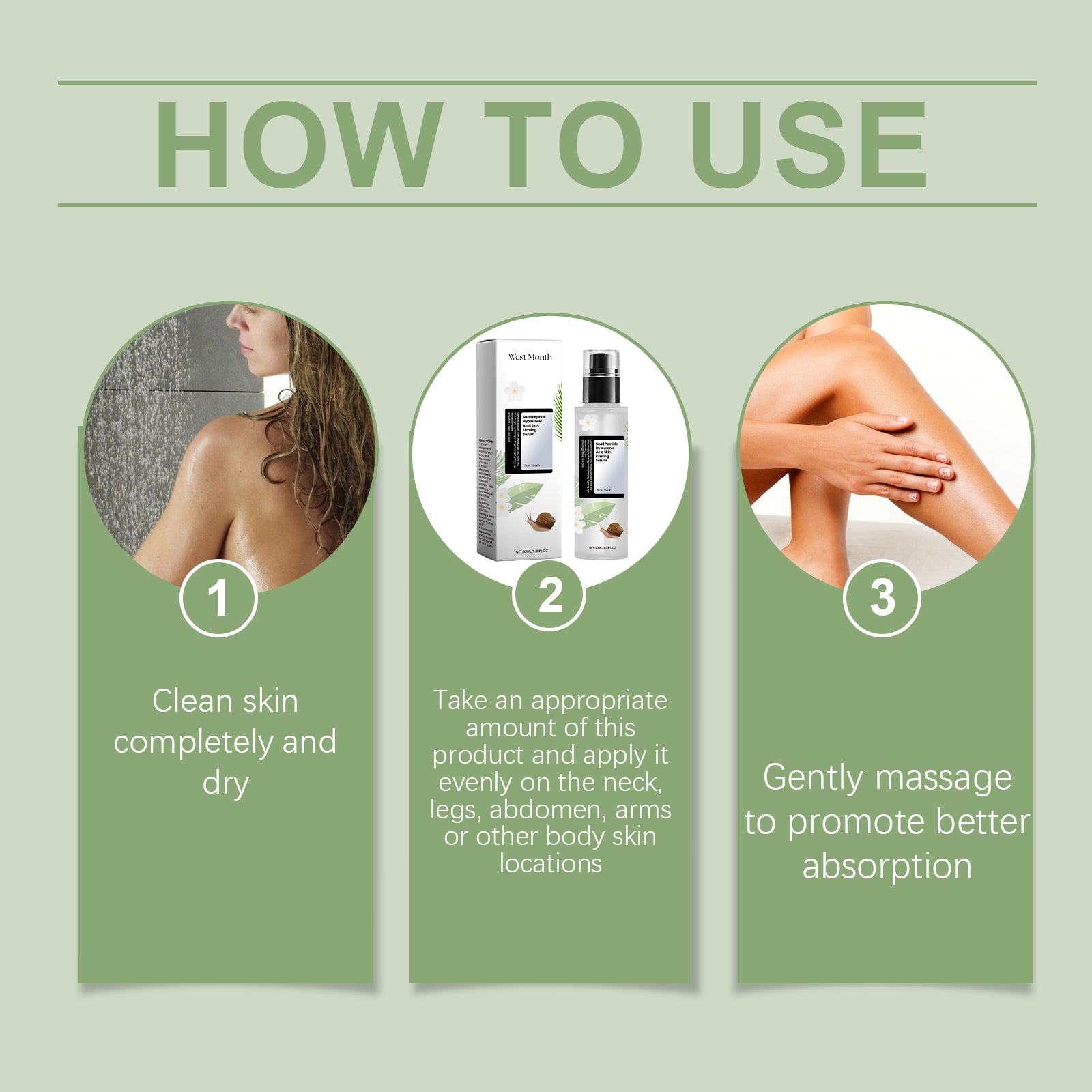 West&Month Snail Peptide Hyaluronic Acid Firming Serum Moisturizes And Tights Skin, Firming And Smoothing Skin Lines 5 2e61bab1-4554-40a8-be8d-7864fa1076c3 null