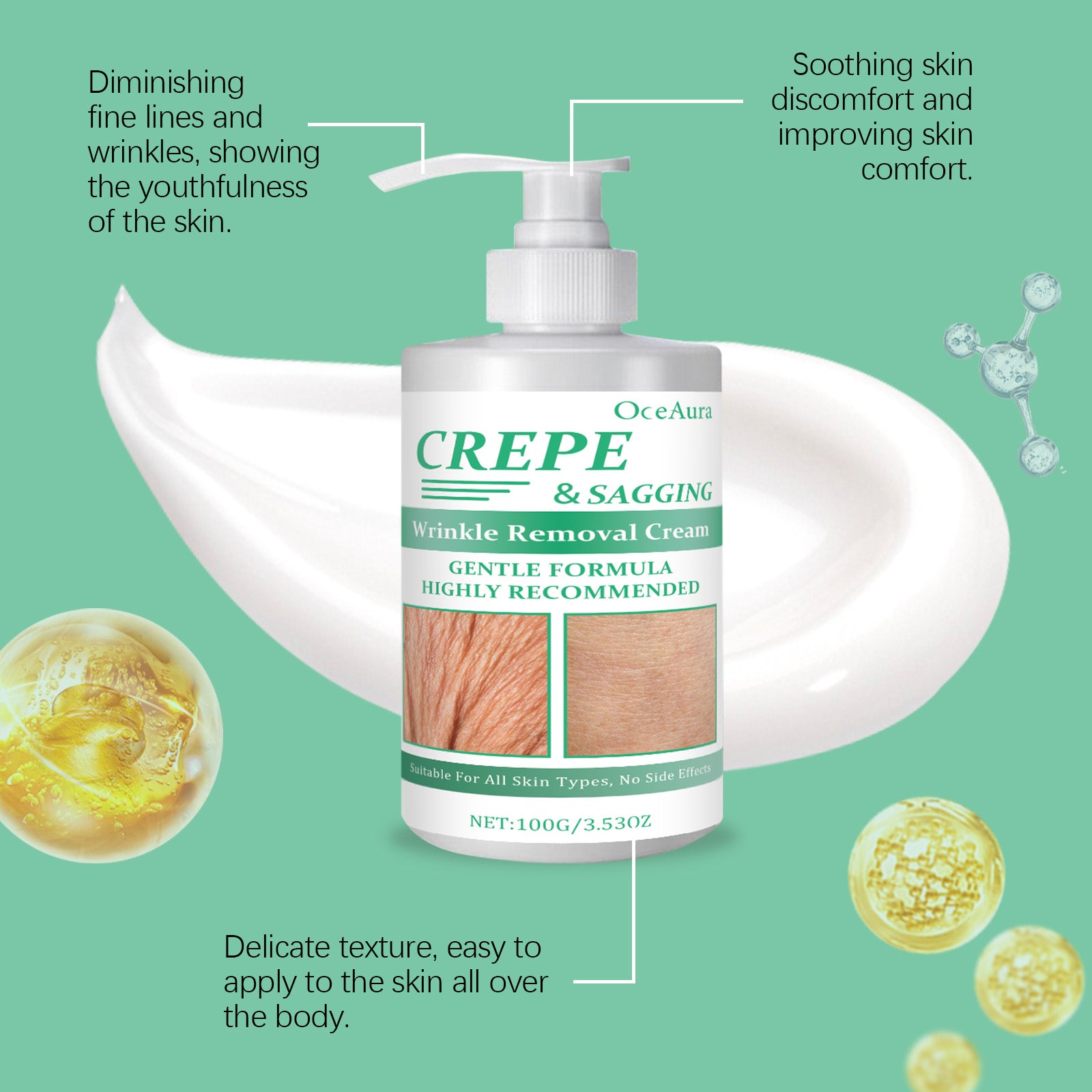 OceAura Firming Body Care Cream, Elastic Skin Firming, Hydrating And Moisturizing Body Nourishing Care 5 30c0125c-c55b-41c3-9c1b-9d40f4bf5e18 null