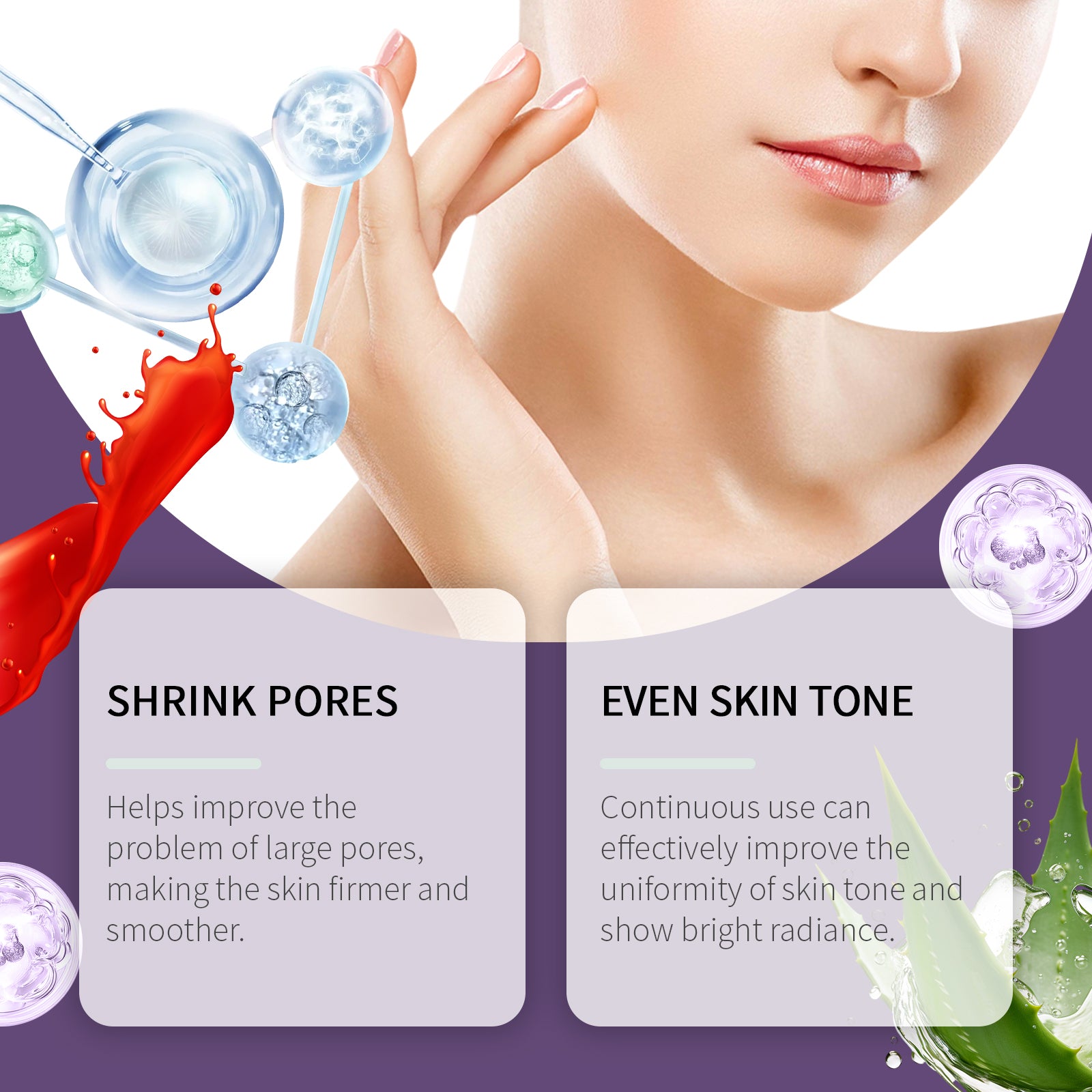 OUHOE Nicotinamide Anti-Acne Firming Serum Mild Moisturizing And Lightening Facial Acne Tender Skin Serum 5 34091405-1ccd-4fac-b0a0-cc829349162a null