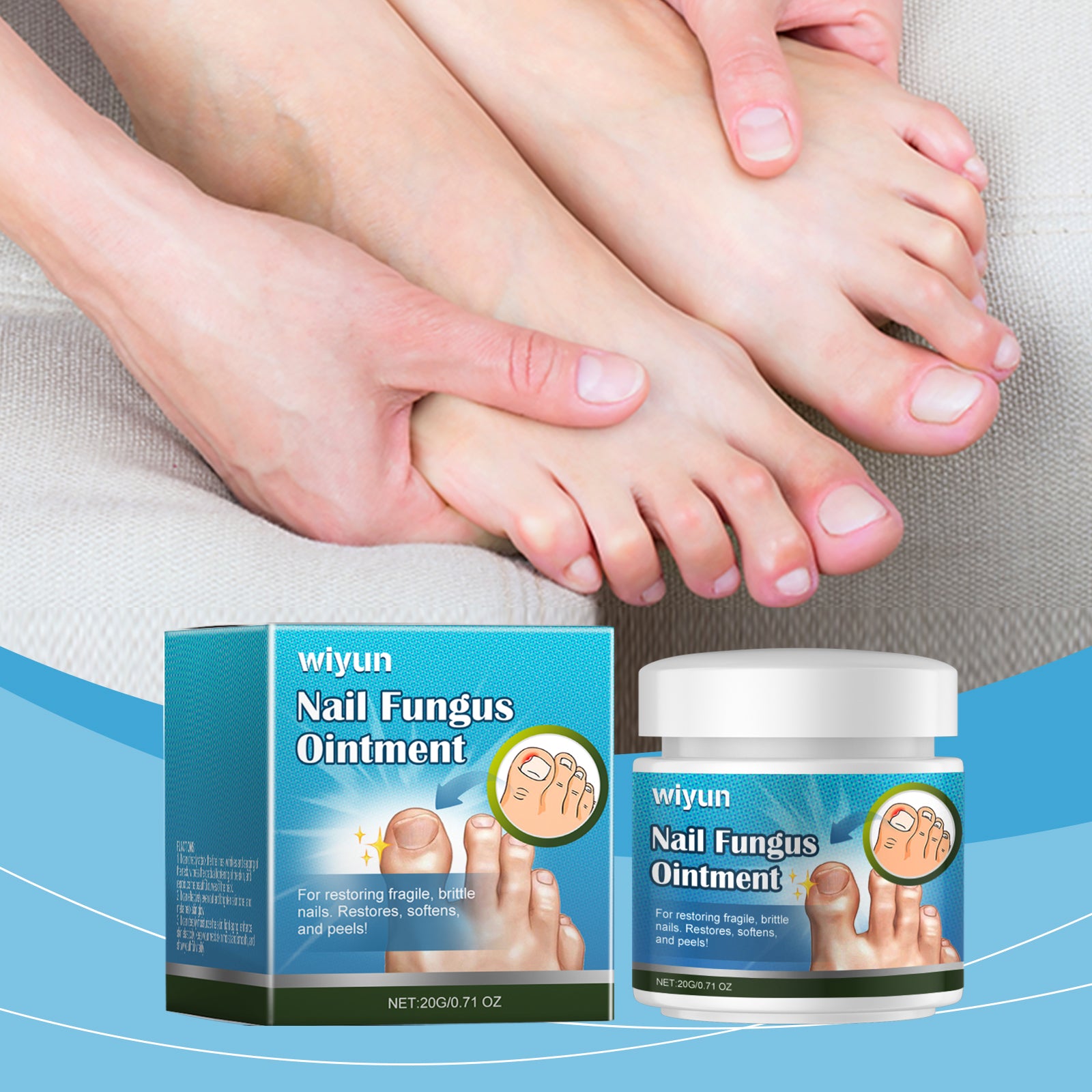 Wiyun Toenail Care Cream, Soft Toenail Care Cream Mild Toenail Repair Cream 5 369bef87-3a39-4d5f-9cbb-898371ac0140 null