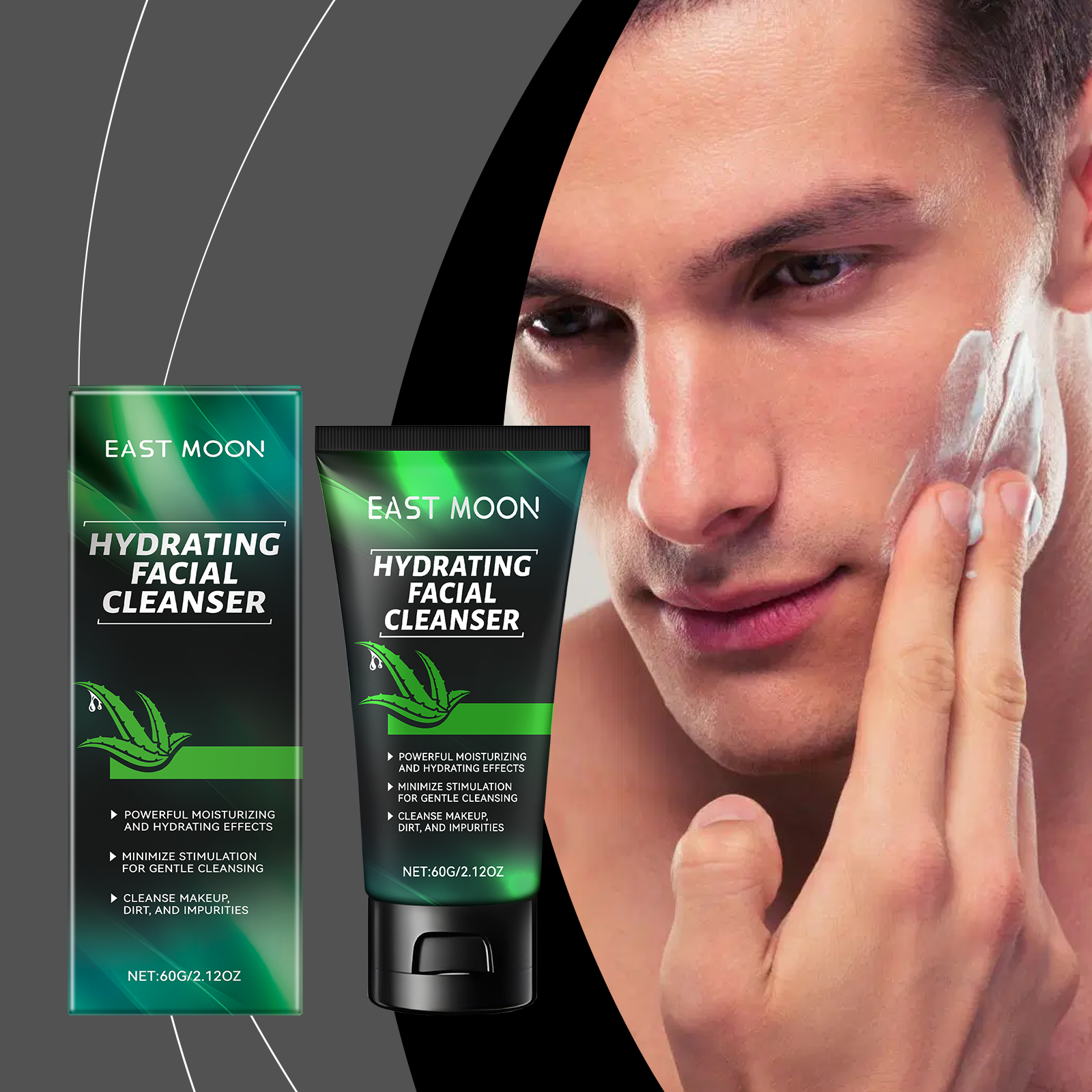 East Moon Gentle Moisturizing Cleanser, Moisturizes And Cleanses Facial Skin With A Refreshing, Non-Tightening Cleanser 5 49b1a4c4-8227-43ae-a64a-9369fd97c32a null