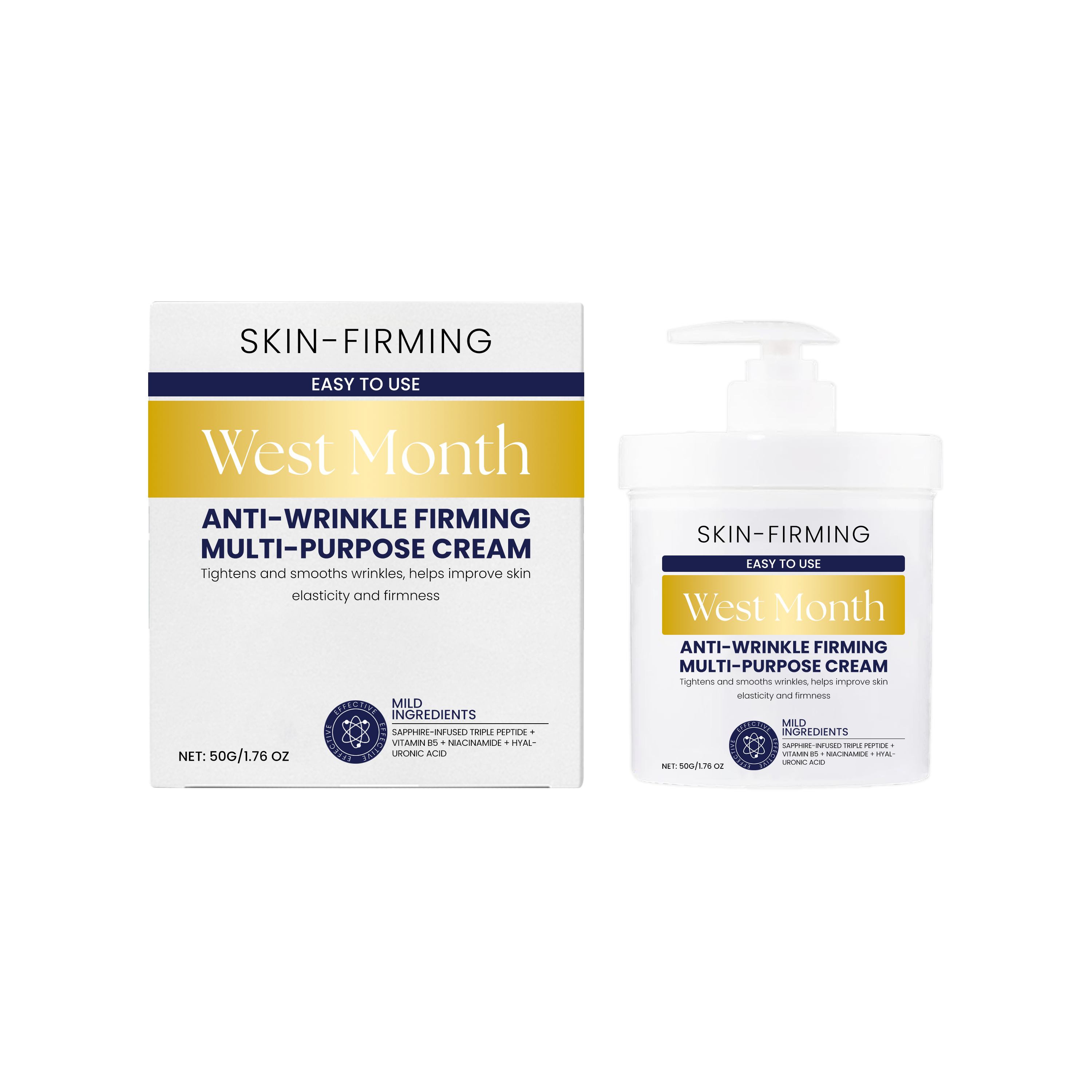 West&Month Skin Care Cream, Moisturizing Body Cream Moisturizing Skin Care Cream 50g 114.79g 4*1.9inch 5 4a14a007-c1c2-4e89-a545-ddbc1be2ca89 null