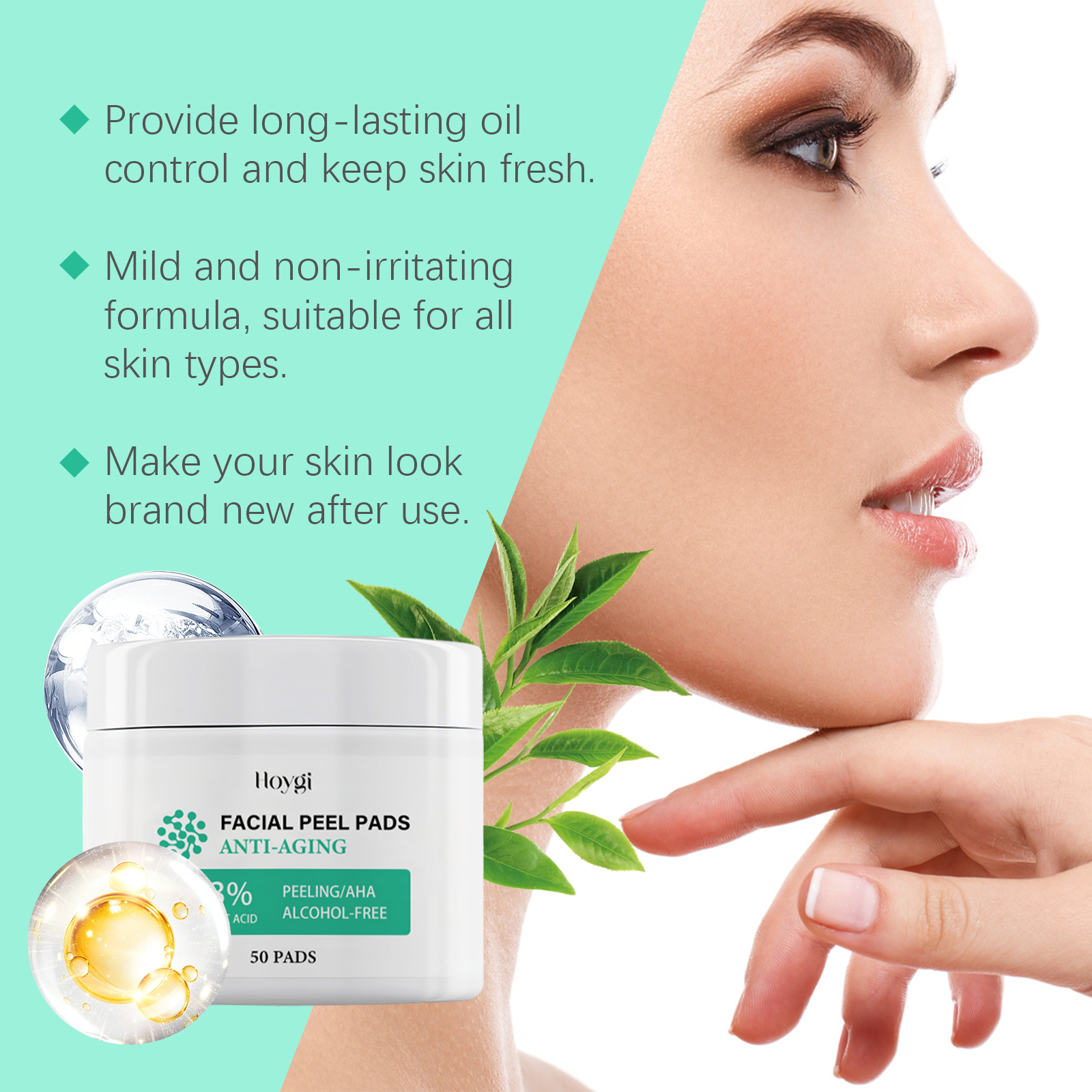 Hoygi Salicylic Acid Care Patch Oil Control Refreshing Gentle Clean Care Skin Hydrating Moisturizing Cleanser 5 55536228-42f3-4872-a044-558ad58a9a77 null