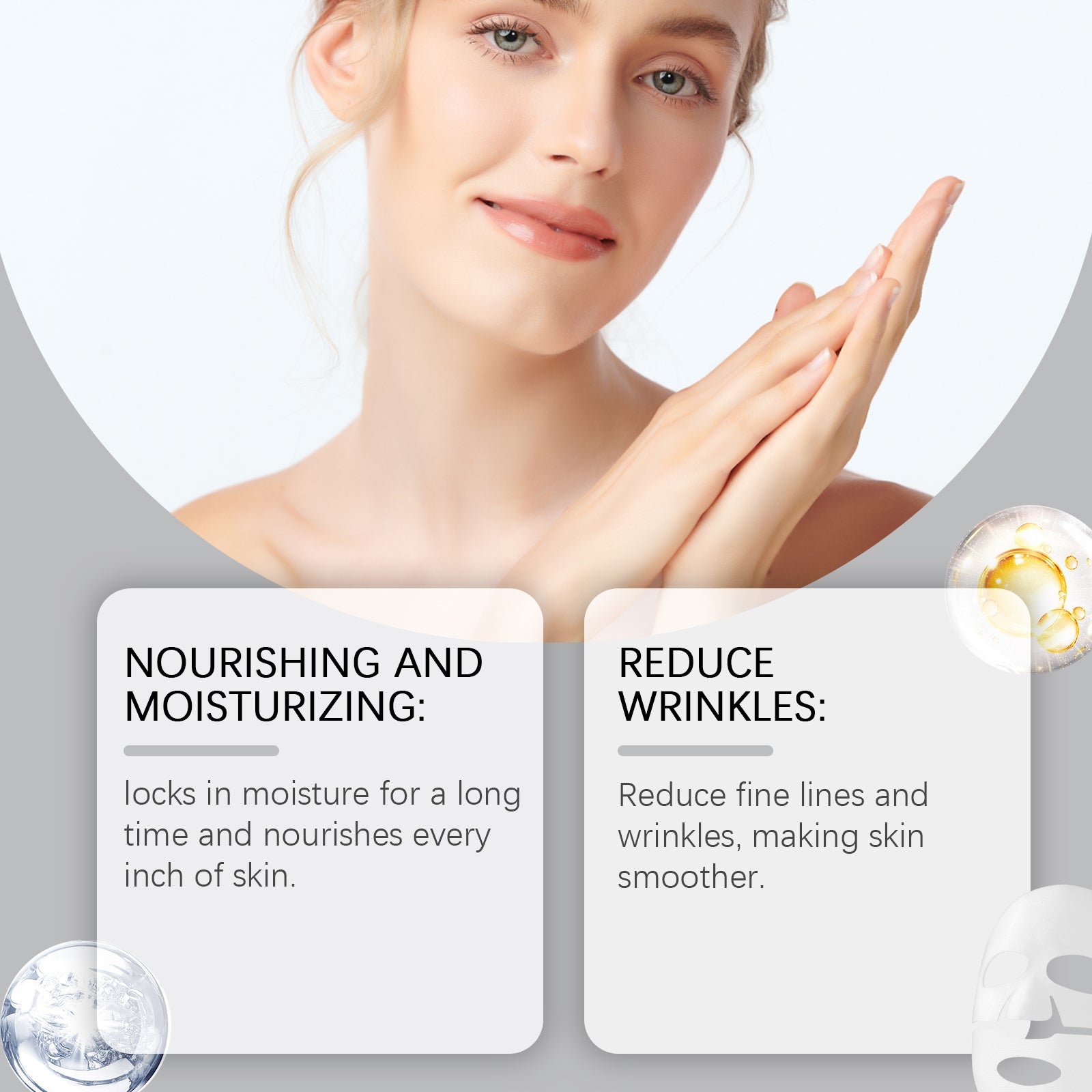 EELHOE Collagen Moisturizing Mask Pack Skin Moisturizing Moisturizing Moisturizing Skin Care Patch Care Nourishing Mask 5 560f6f18-284d-4453-b22f-d6490d20c7f0 null