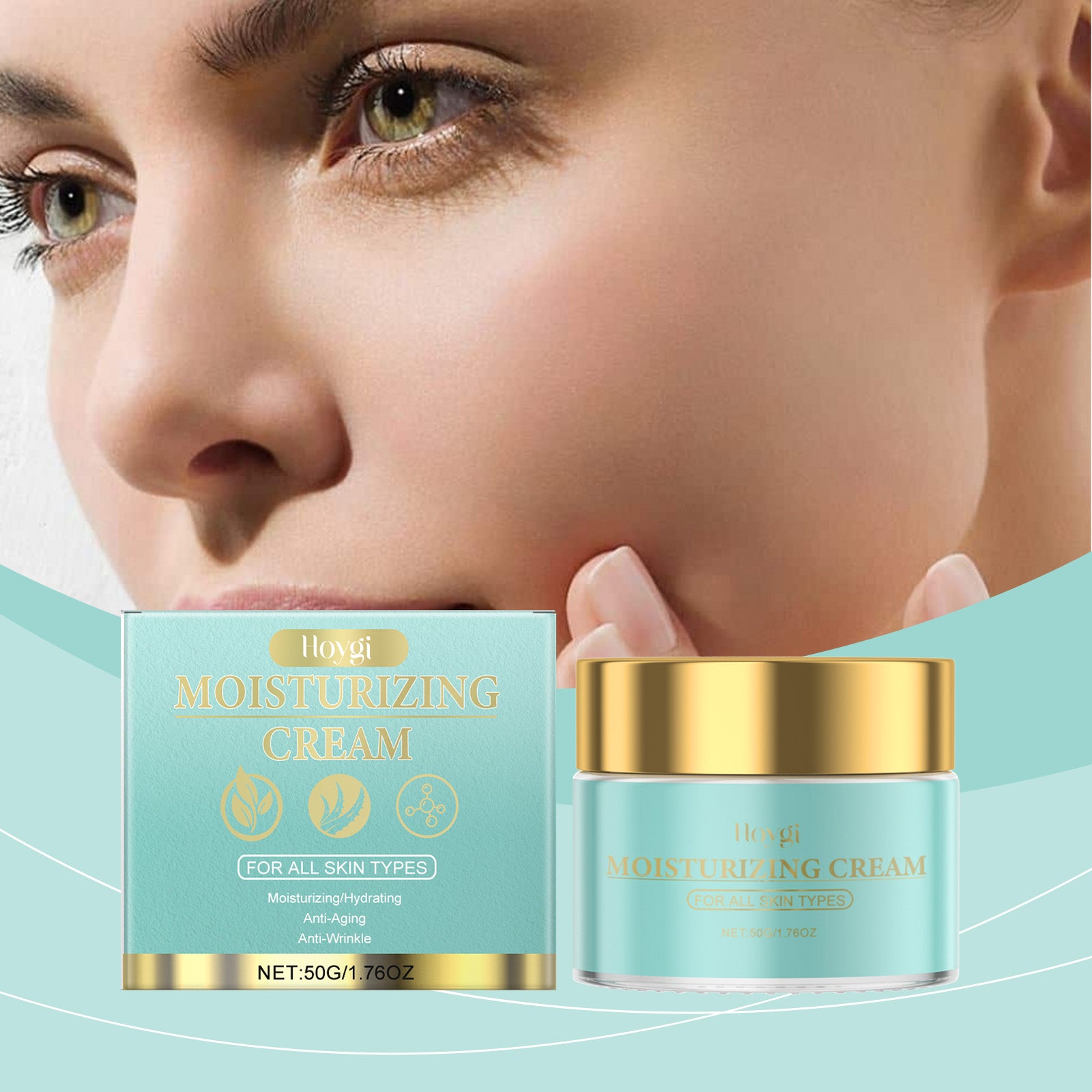 Hoygi Anti-Aging Facial Moisturizer, Hydrating Facial Skin Care Brightening And Moisturizing Skin Care Cream 5 564d1615-a2df-4896-8183-25b0b0e870cc null