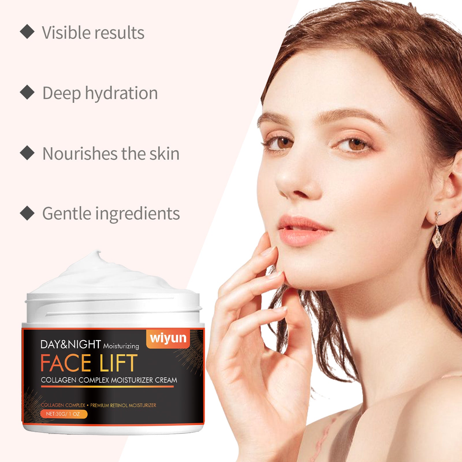 Wiyun Collagen Moisturizer, Moisturizes and improves dull, firming and brightening facial skin Moisturizer 5 6bdc78ad-07de-40dd-9b8d-7c7bb399adab null