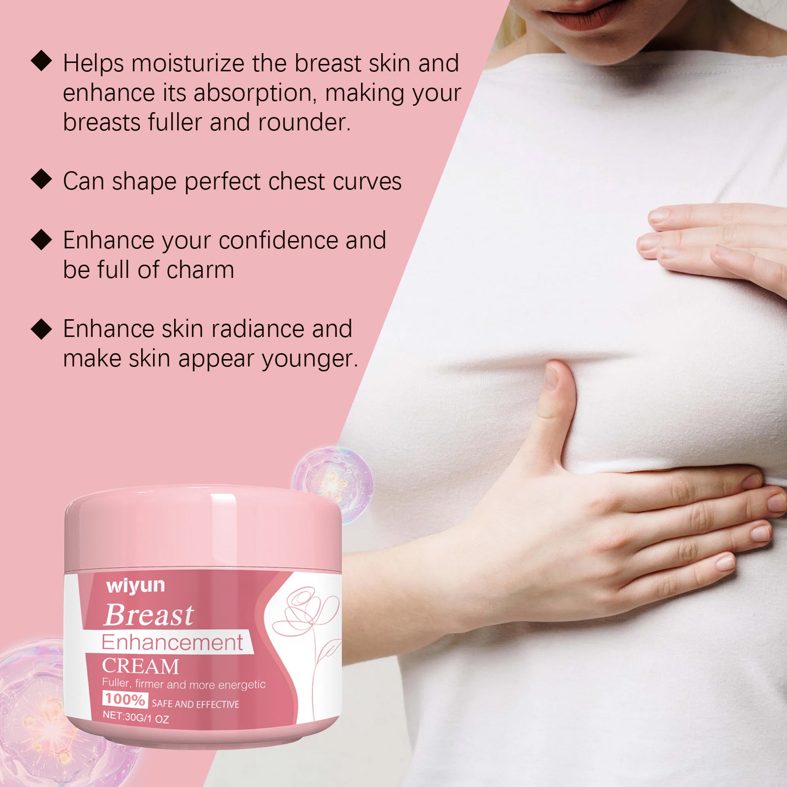 Wiyun Breast Moisturizer Breast Moisturizer Breast Skin Massage Elastic Body Nourishing Care Cream 5 6e567f66-1af3-4863-9e8c-95e8f4216c2a null