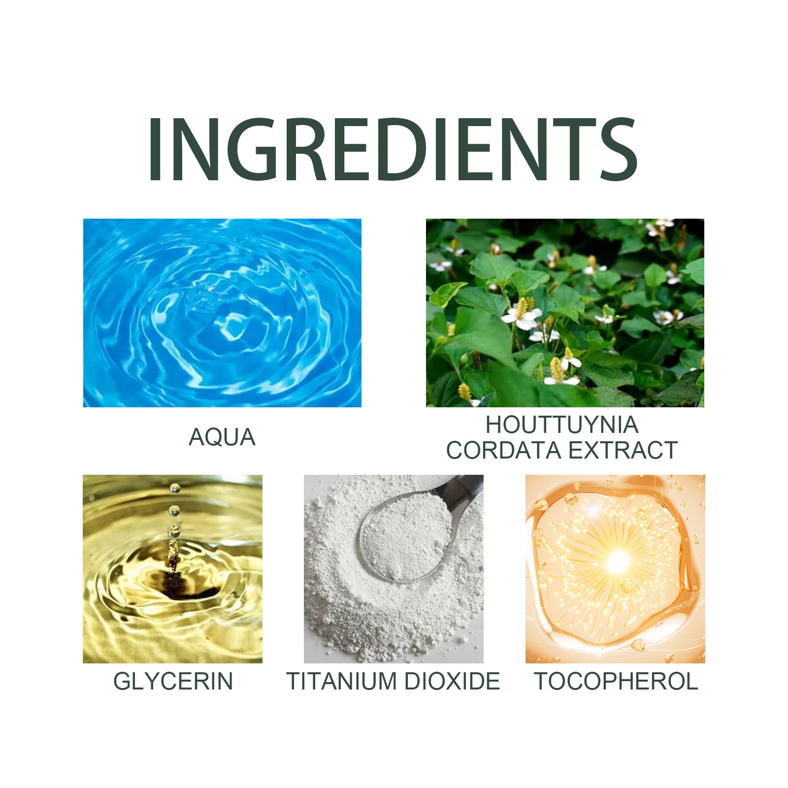 Hoygi Houttuynia Cordata Extractive, Summer Anti-UV Brightening Skin Anti-Dryness Refreshing Breathable Moisturizer 5 707d4339-13c9-454a-bed8-83383f02662e null