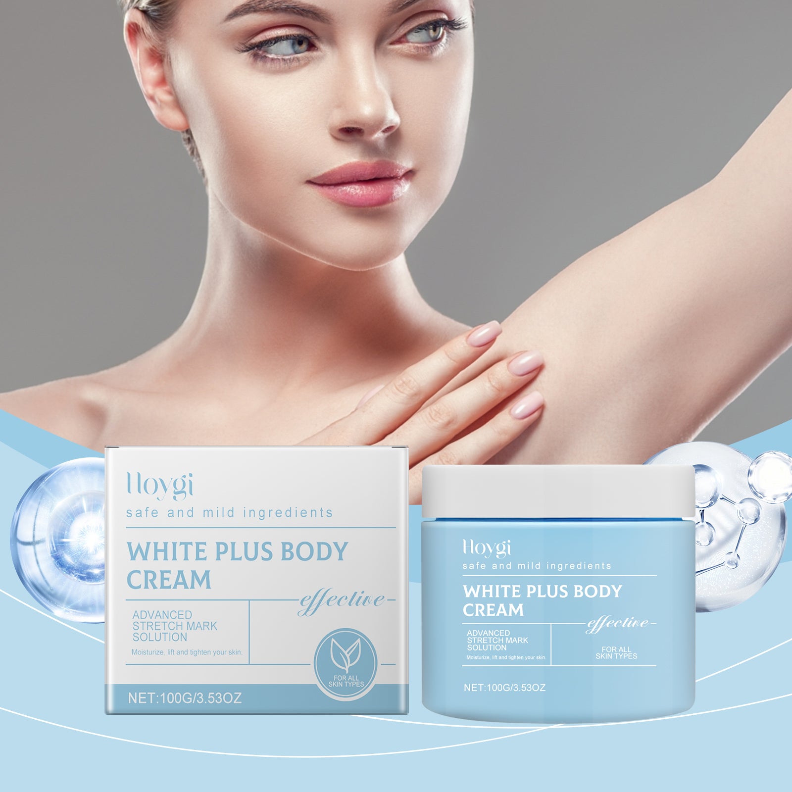Hoygi Body Moisturizer Moisturizes Tender Body Skin Hydrating Moisturizing Gentle Nourishing Skin Care Body Cream 5 76f013cc-07c7-49f3-80f7-d4335eaea486 null