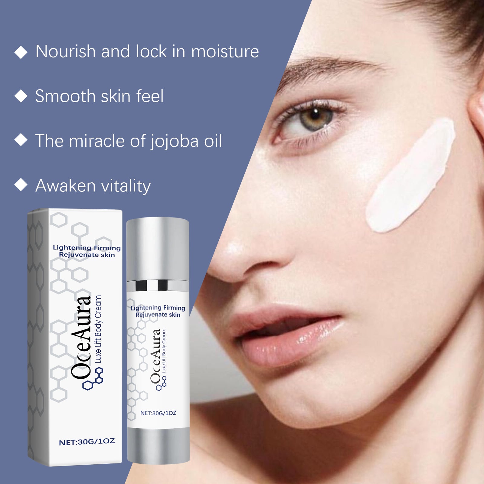 OceAura Body Cream Hydrates And Hydrates Hydrating Firming Repair Face Cream Body Cream 5 7b1e9229-bc25-4d5a-bc33-39b2cbb5dcc8 null