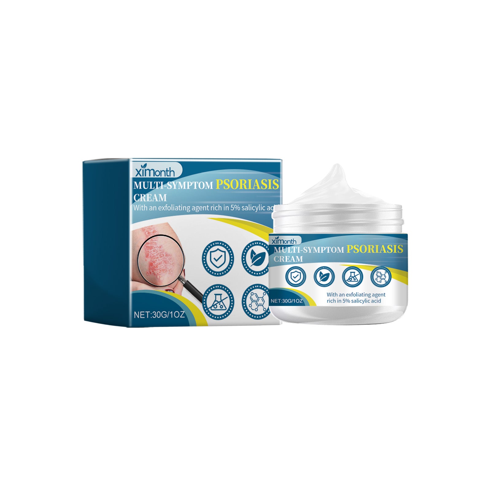 Ximonth Psoriasis Treatment Cream Repair Hand, Foot And Body Moss Redness And Itchy Skin Topical Treatment Cream 1pcs 5 87eb3ee6-b7a6-4b03-bd29-2508e64765da_fe481348-5c0a-4564-9b99-e2a852324694 null