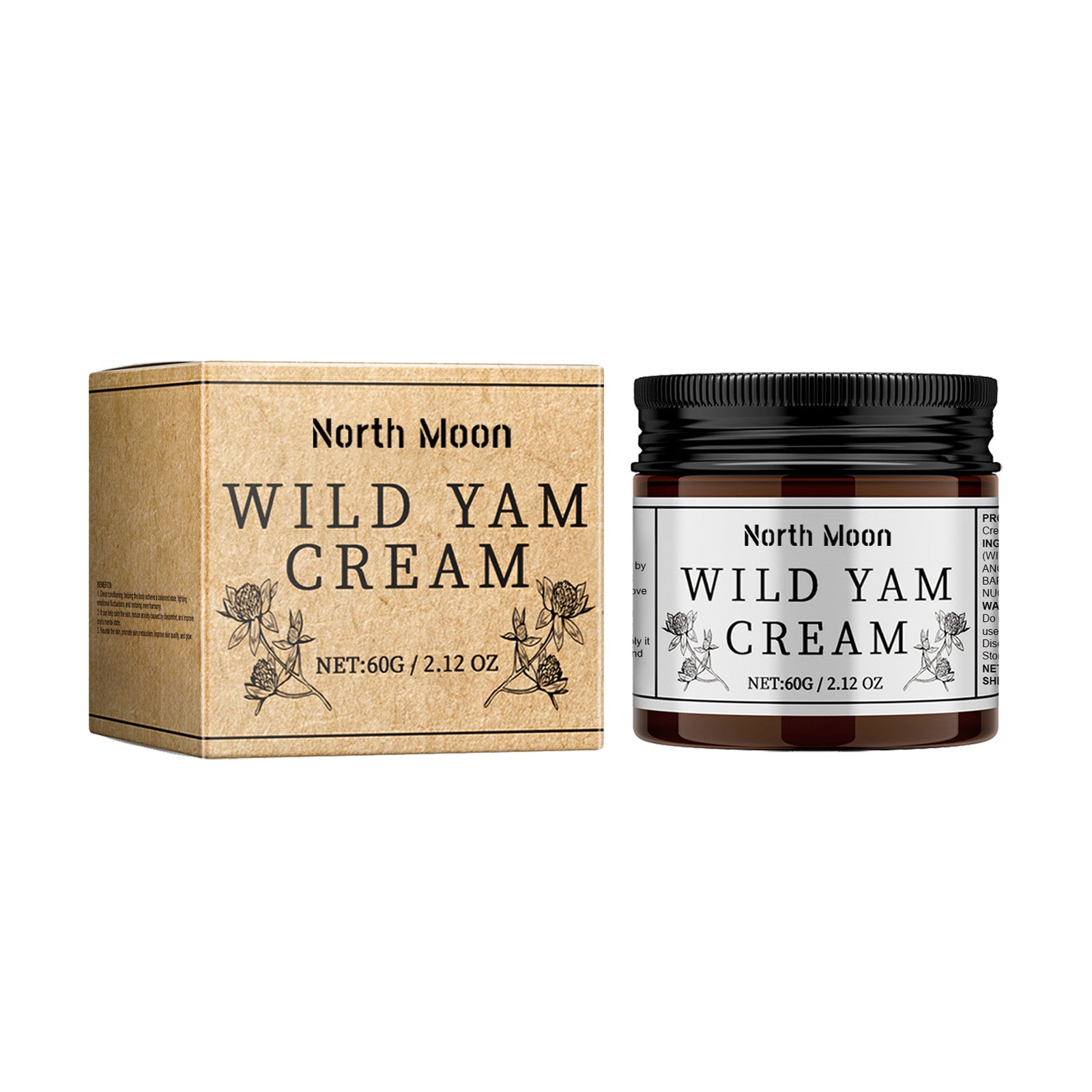North Moon Wild Yam Body Cream Moisturizes And Moisturizes Skin Care Moisturizing And Refreshing Care Cream For Skin 5 8bdef717-9a08-42f9-a4b5-e410773b19d2 null