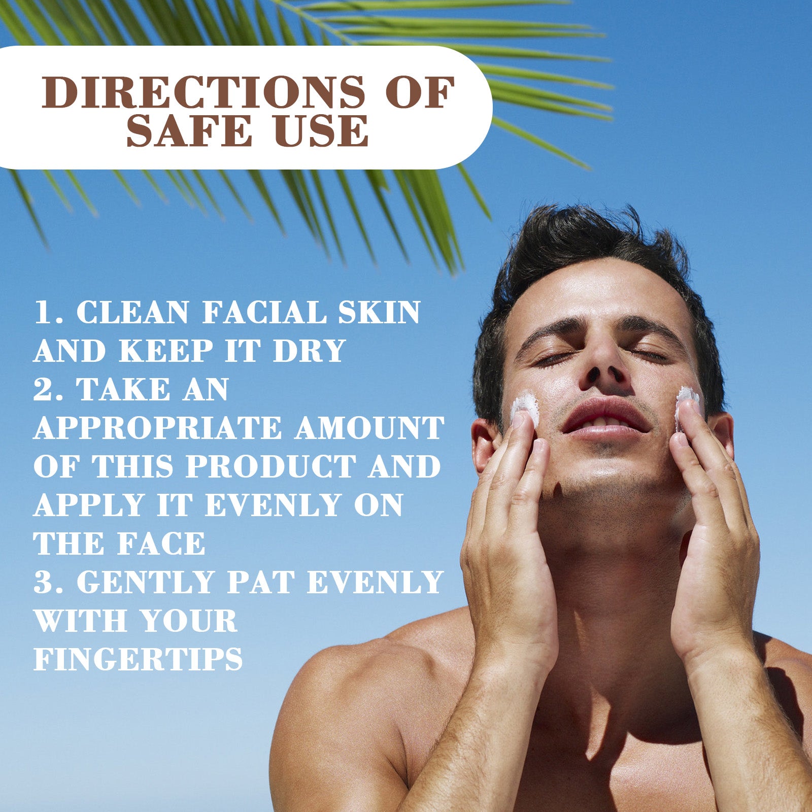 East Moon Enhanced Sunscreen For Men, Summer Outdoor Uv Protection Moisturizing Mild Refreshing Protective Cream 5 8f555456-4c76-4044-8e90-1ae726ed9614 null