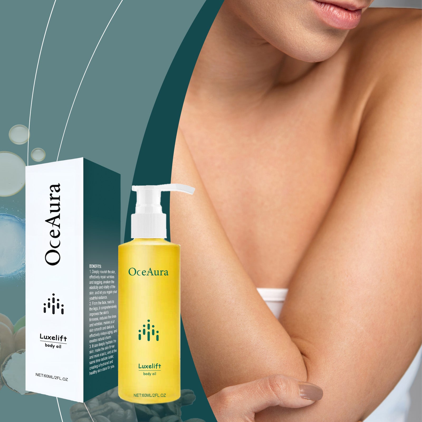 Oceaura Body Skin Care Oil Skin Hydrating And Moisturizing Refreshing Skin Care Firming Care Oil 5 9025e110-1b8e-438f-8a19-19f925bbbdbe null