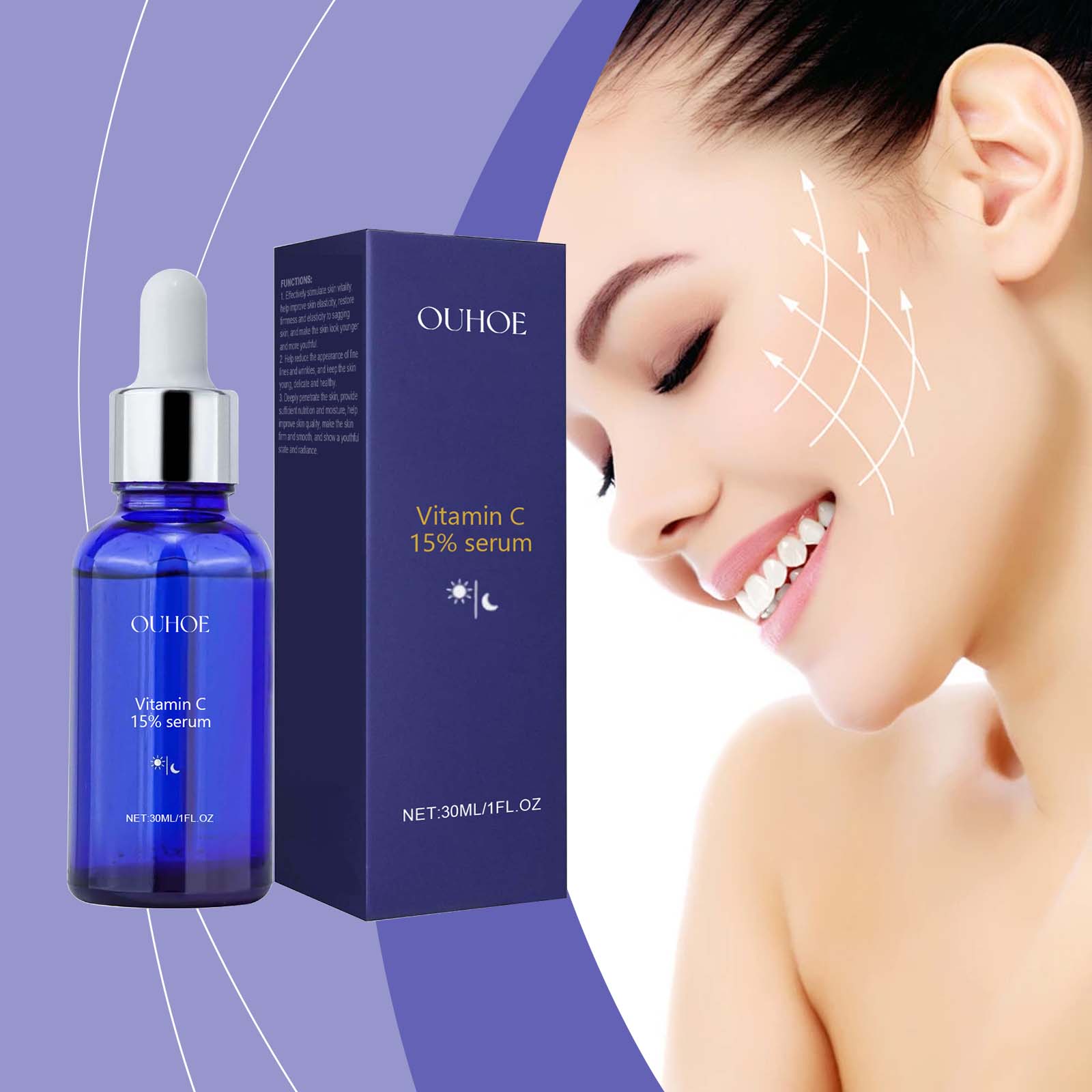 OUHOE Facial Firming Serum Moisturizes And Moisturizes Facial Skin Gently And Nourishes Daily Skincare 5 9116a8df-63d9-4348-9d17-4f67541a11d4 null