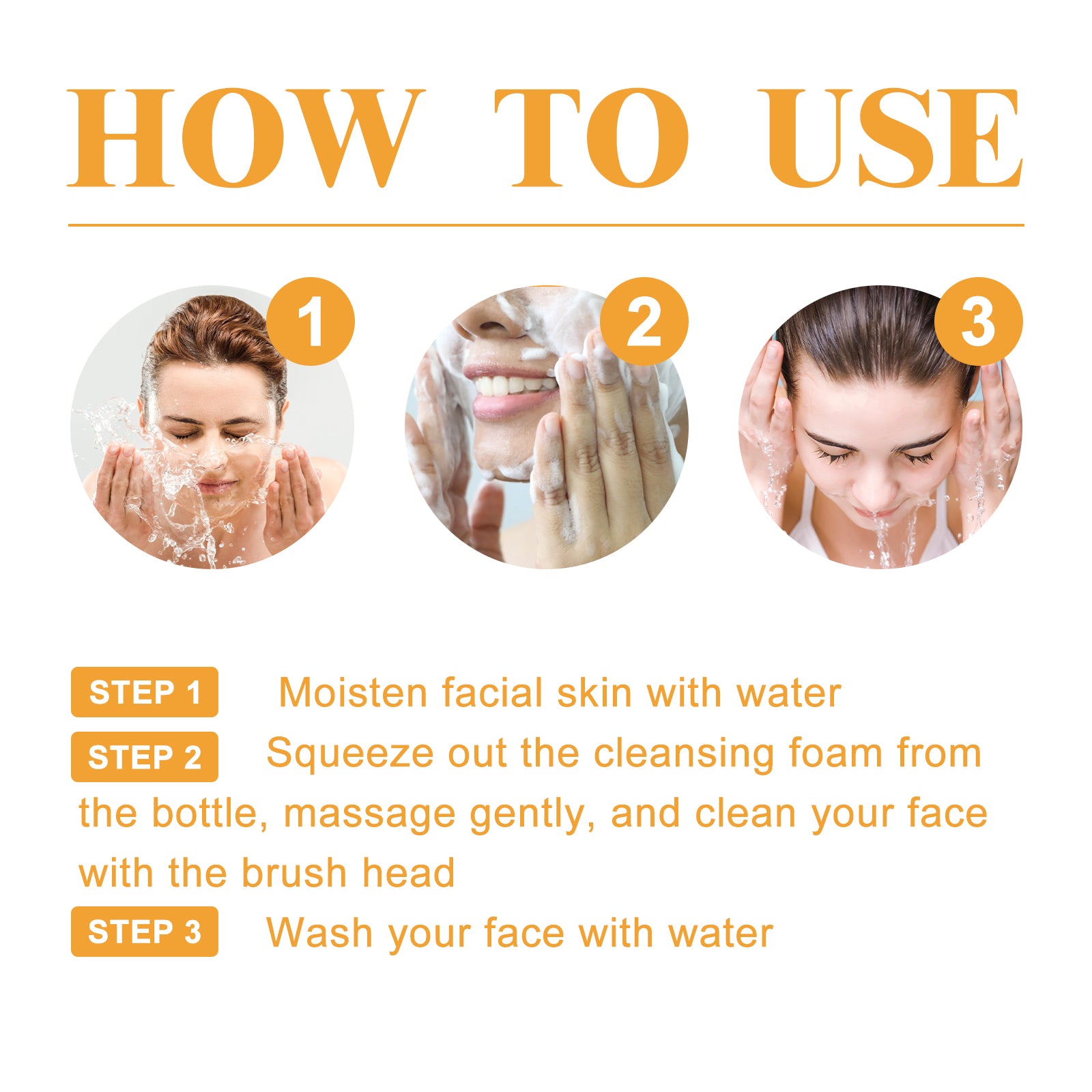 Hoygi Brightening Facial Cleanser, Deep Clean Facial Skin Fade Acne Mark Acne Mark Moisturizing Whitening Beauty 5 95e484eb-044a-4f5d-9740-7360953f9434 null
