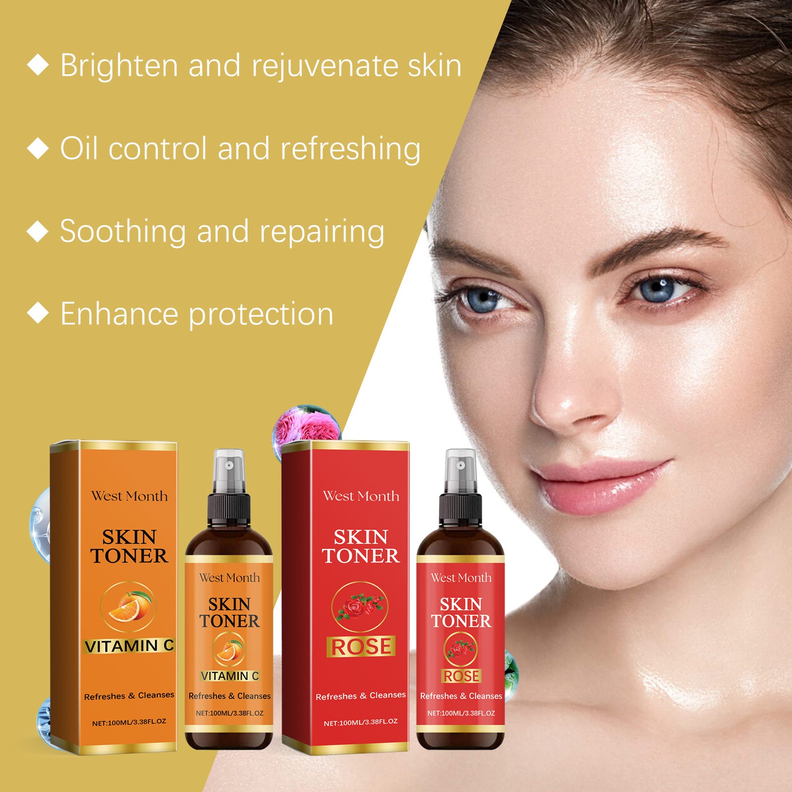 West&Month Toner Spray Hydrates And Moisturizes And Brightens Skin 5 9c6aeb71-b5af-4be0-9390-01bfee73b06a null