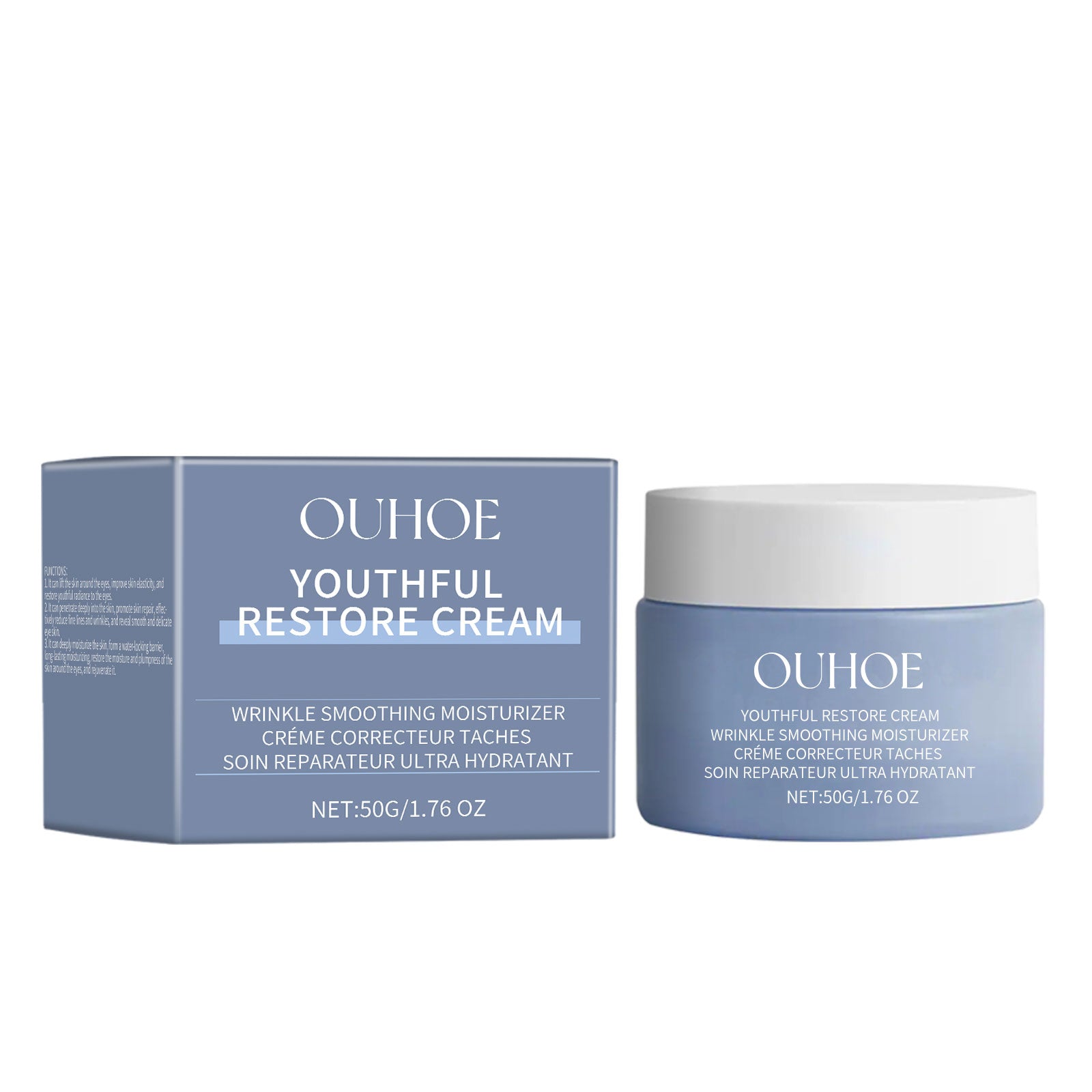 OUHOE Facial Moisturizer, Hydrating And Moisturizing Facial Skin Firming Hydrating And Brightening Repair Cream 5 a0c0bb54-ee11-4cca-9aef-e3e3a5f87c78 null