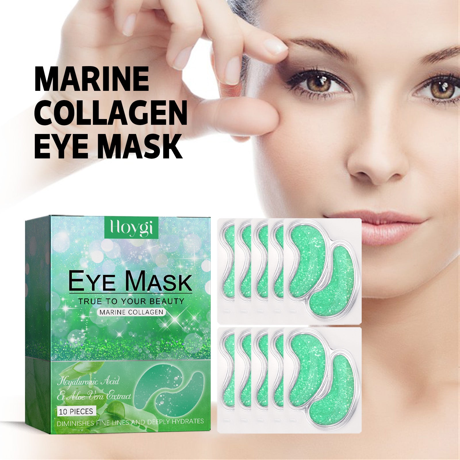 Hoygi Aloe Vera Eye Gel Patch Reduces Fine Lines Under Eyes, Dark Circles Under Eyes, Firming Eyes, Anti-Wrinkle And Moisturizing Eye Patch 5 aec7dfe9-1c8c-4cb0-a757-b9495c02b208 null