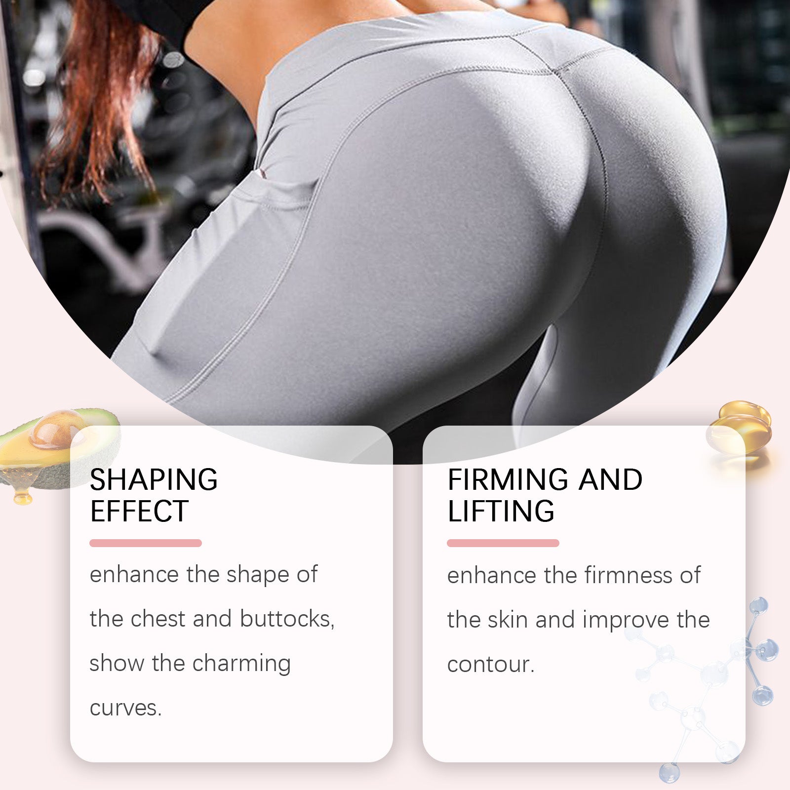 OceAura Breast Care Cream Breast Moisturizing, Firming, Smoothing And Nourishing Butt Skin Body Care Cream 5 b0bd22c6-8007-4631-9dfe-a68b6a2d399a null