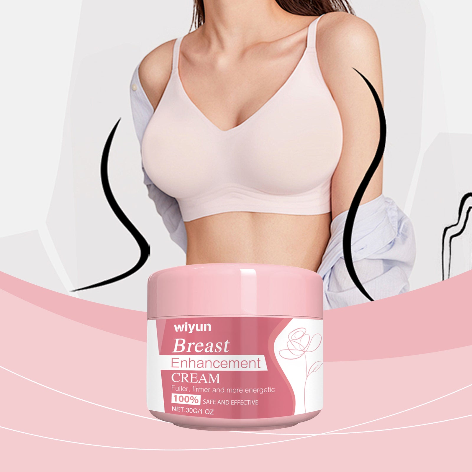 Wiyun Breast Moisturizer Breast Moisturizer Breast Skin Massage Elastic Body Nourishing Care Cream 5 b5b28bc2-35eb-4736-9cf5-37bbb8452752 null