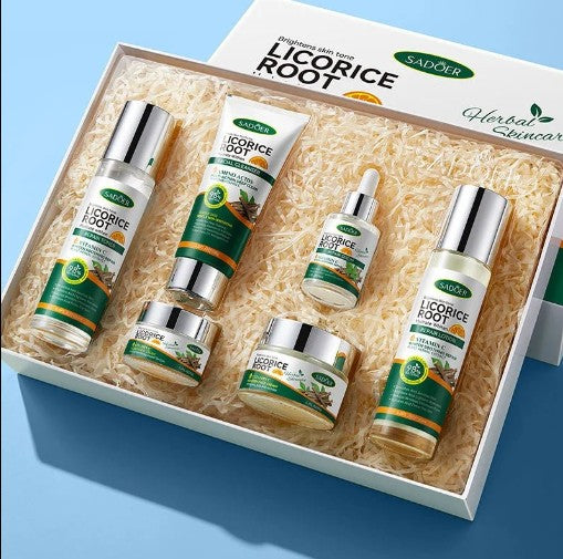 Sadoer - Licorice Root Whitening Skin Care Set 5 c3584c87-9e5c-47d4-b7c9-98677f818455 null