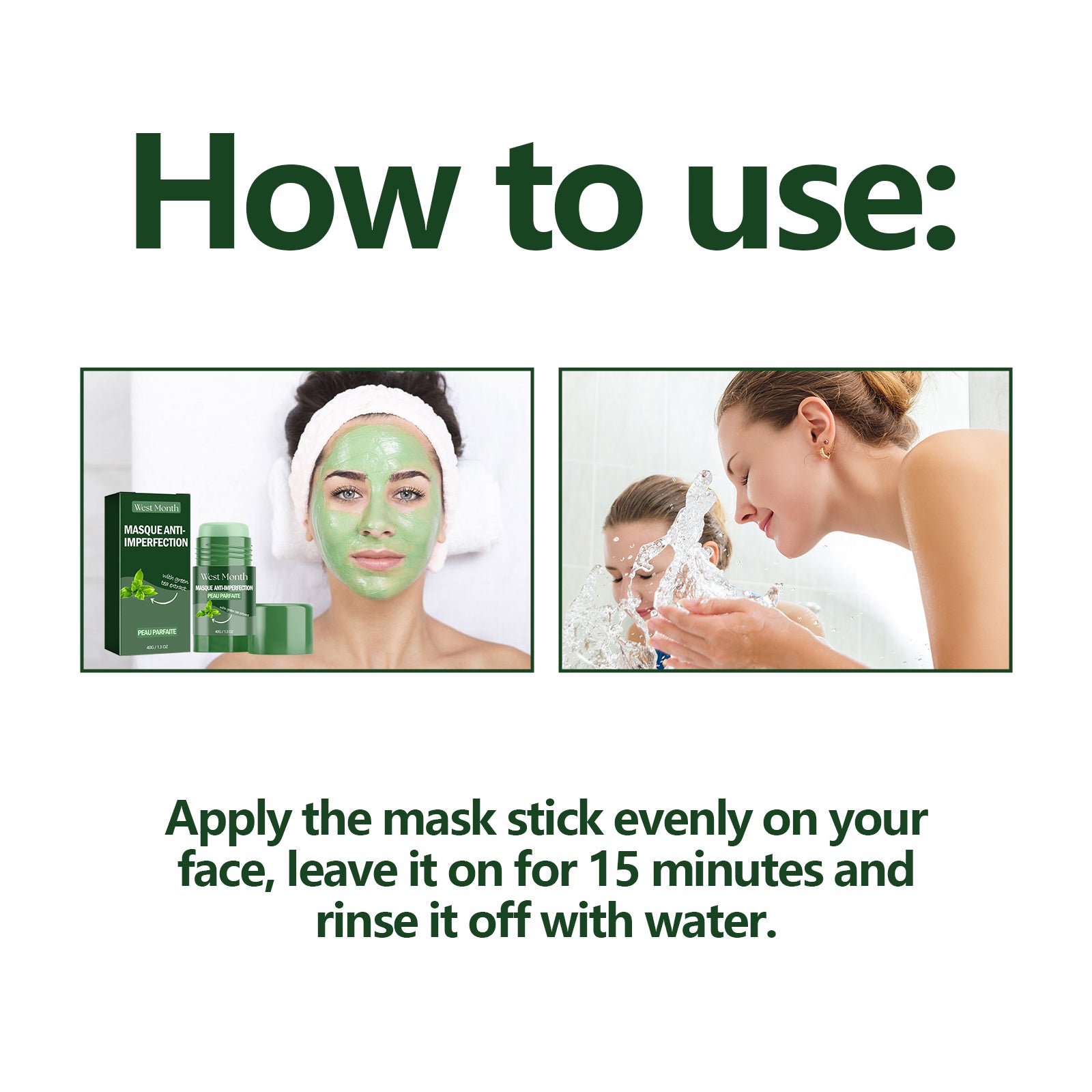 West Month Masque Anti-Imperfection, Clean And Repair Acne Seal Oil Control Solid Mask 5 c7f8af15-a8ba-4812-85bd-4ecdc8b4e486 null