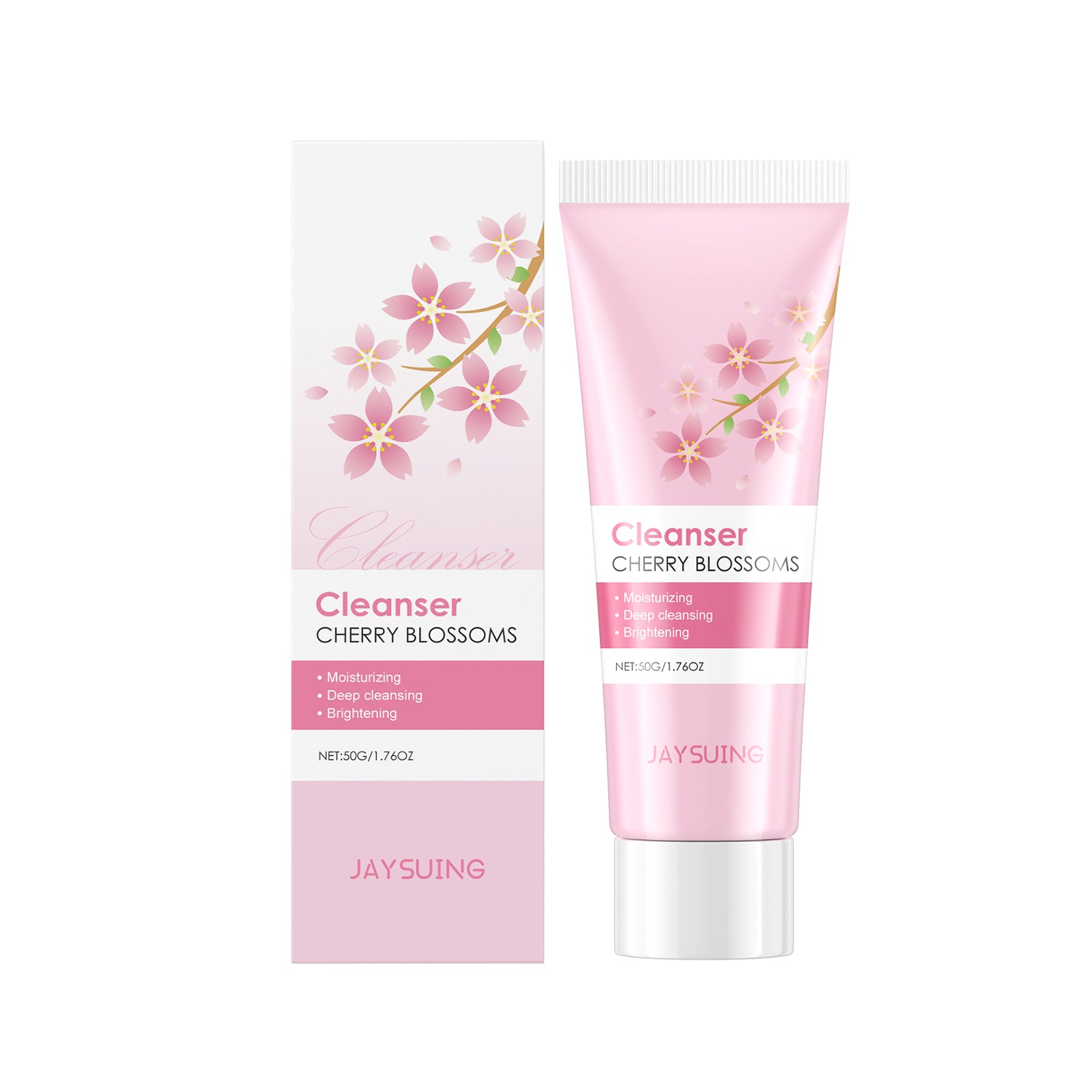 Jaysuing Cherry Blossom Hydrating Cleanser Cleanser For Facial Skin Is A Smooth, Hydrating, Oil-Control Cleanser 5 d2d34e88-8339-4abf-af8e-9fb2330ab70a null