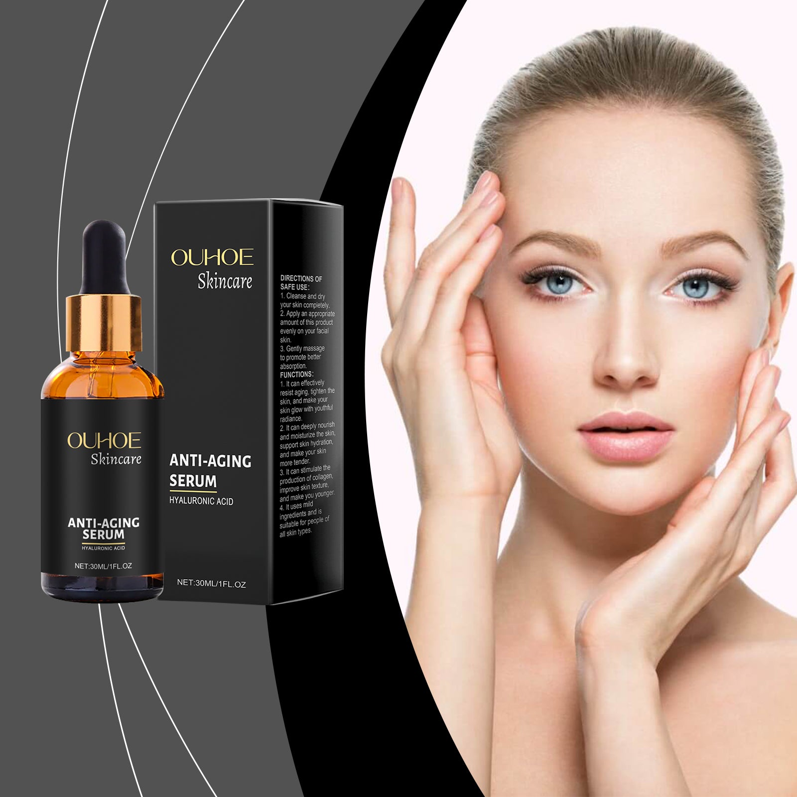 OUHOE Facial Moisturizing Essence, Gently Care Facial Skin And Rejuvenate Skin 5 d4418746-1c18-44df-8075-06ee9254bd6a null