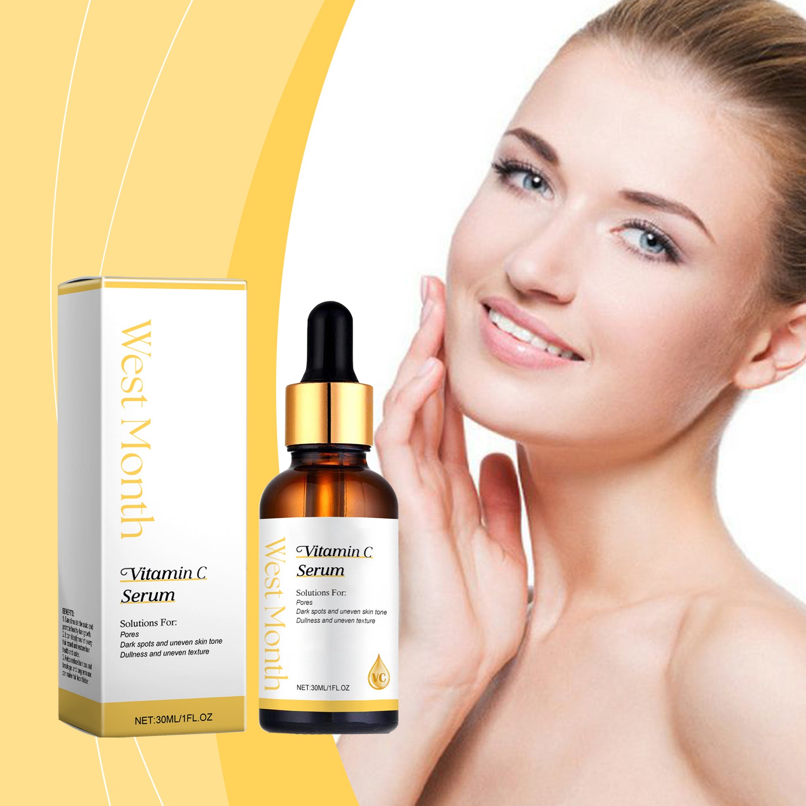 West&Month Vitamin C Essence, Moisturizing And Tender Skin Essence 5 df4d9a45-77c4-4b5d-9b3e-dd331bb06d93 null