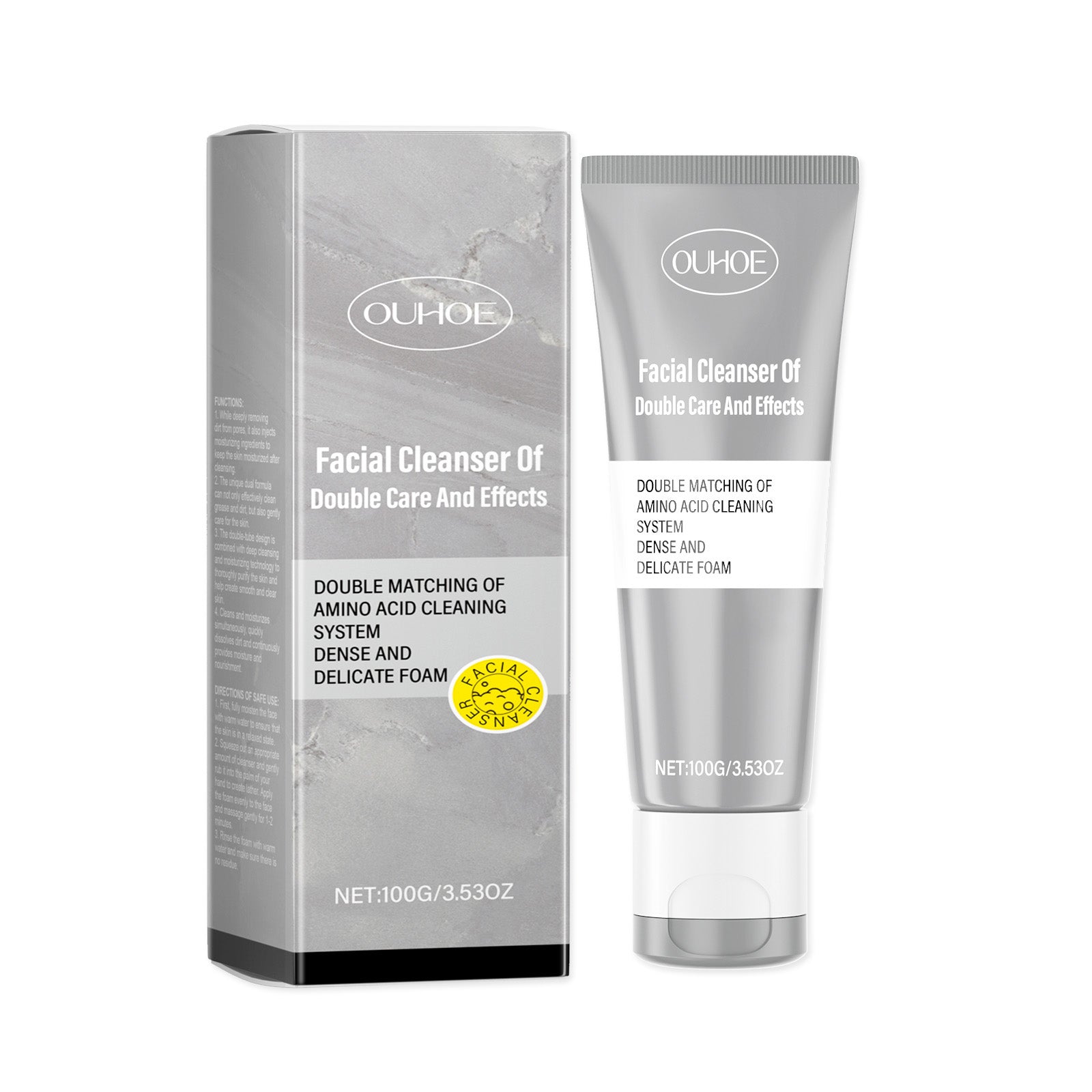 OUHOE Dual Cleansing Moisturizing Cleanser, Gentle Cleansing Facial Skin Refreshing Moisturizing Cleanser 5 e260b71a-db7d-4848-8f68-568860cedb76 null