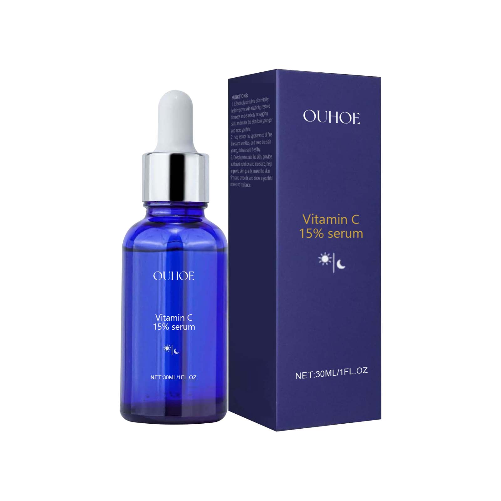 OUHOE Facial Firming Serum Moisturizes And Moisturizes Facial Skin Gently And Nourishes Daily Skincare 30ml 50.61g 4.33*1.18*1.18inch 5 e61c626f-6b81-4f19-aa3b-455b21e61530 null