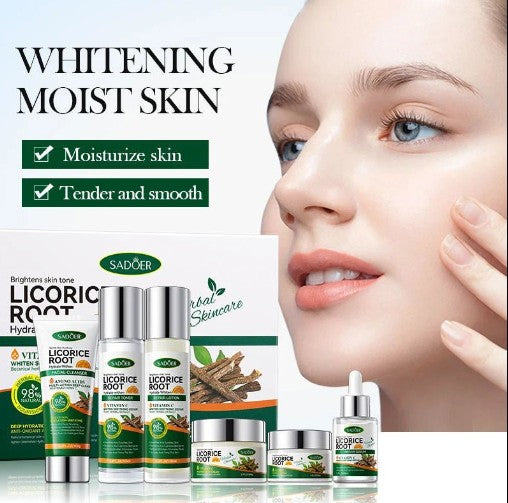 Sadoer - Licorice Root Whitening Skin Care Set 5 ec101f92-8815-4ad1-8e83-74825a15a8b7 null