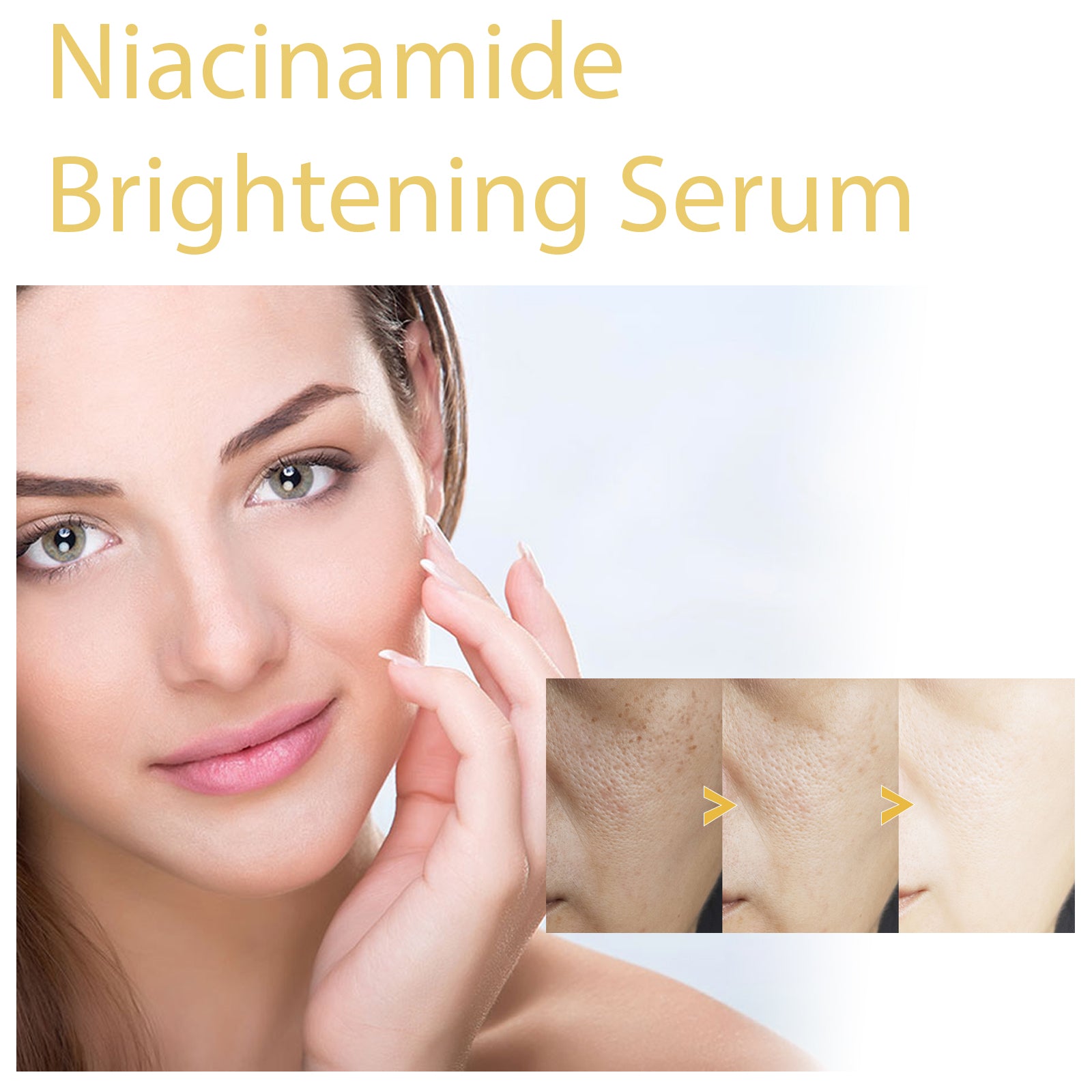 HOYGI Niacinamide Brightening Serum, Lightening Spots And Fine Lines Brightening Skin Hydrating Moisturizing Facial Treatment 5 f1f71fd2-8126-40ad-bd7b-188afaa8b33a null